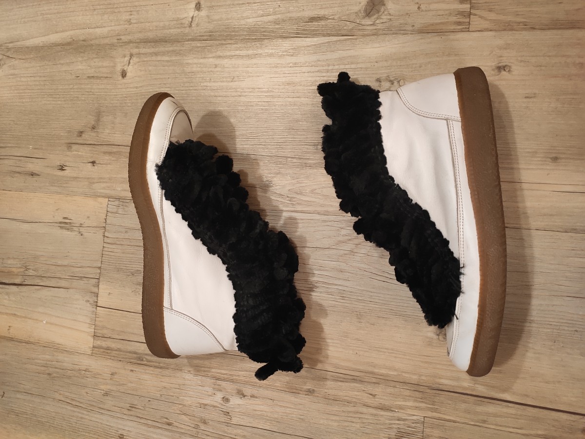 Bernhard Willhelm - RARE white hi tops.Like Walter van Beirendonck - 2