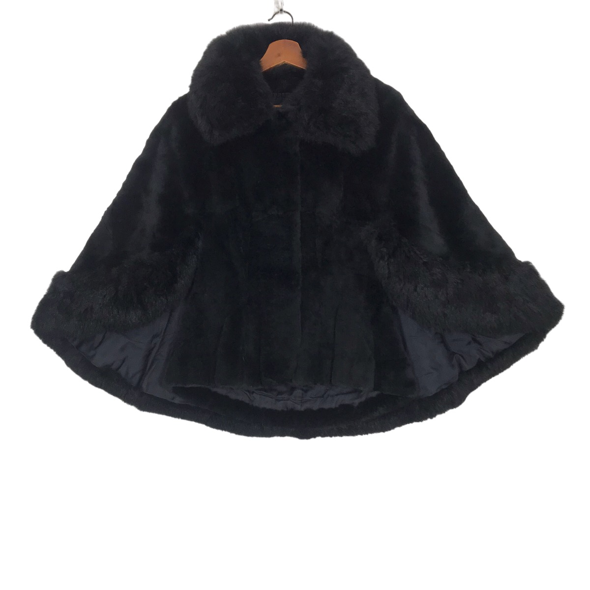 Vintage - Vintage Glamorous Comfy Fur Poncho Jacket - 2