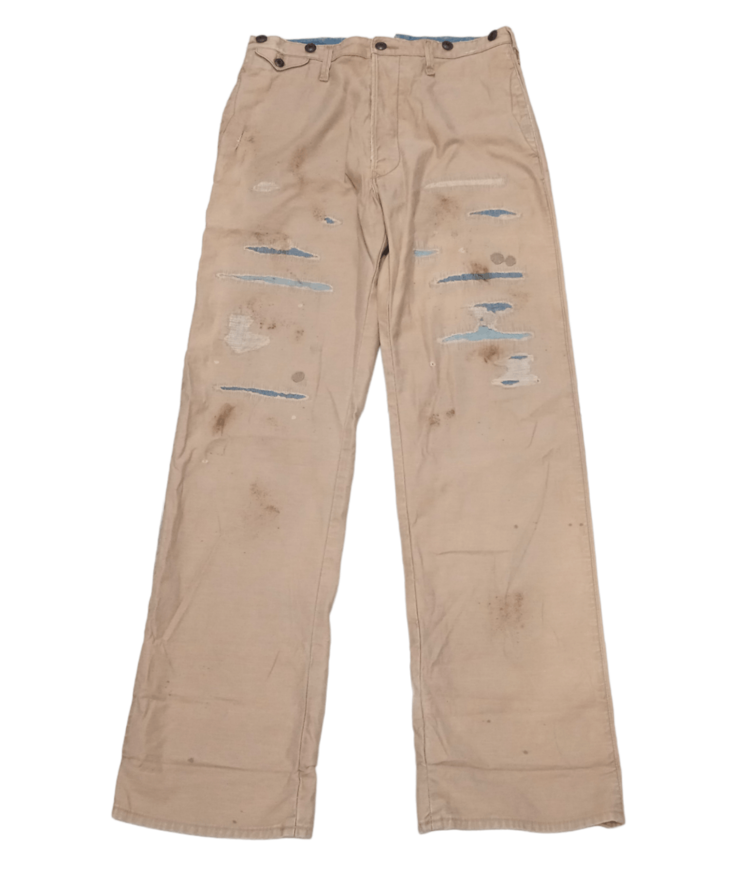 Distressed Denim - Jelado Patchwork Officer Pants - 1