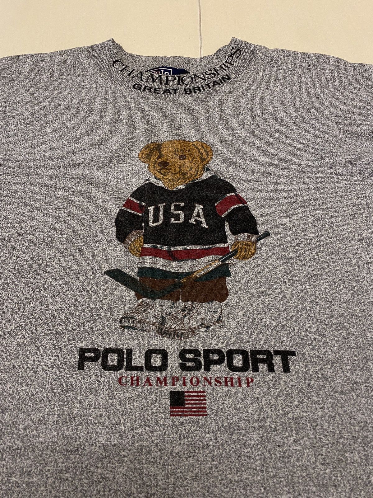 Polo Ralph Lauren - Vtg Polo Sport Bear Championship ts - 3
