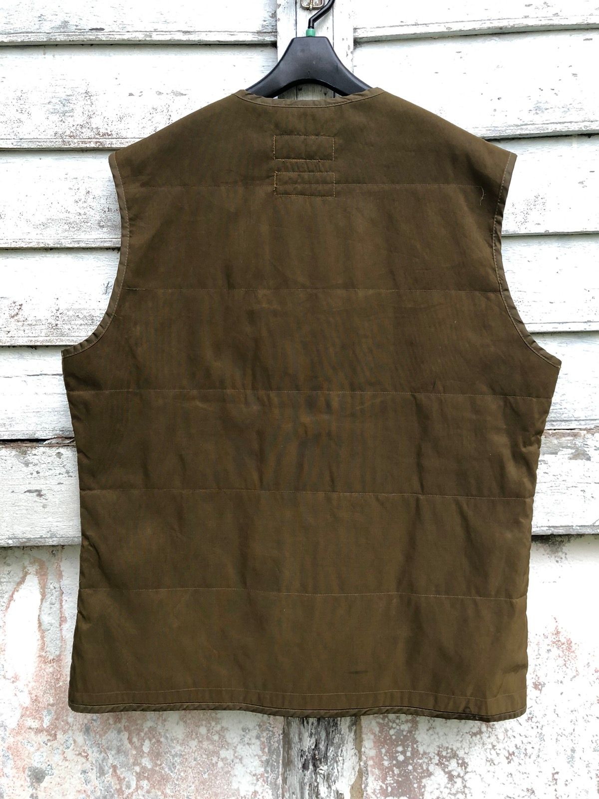 VINTAGE 80s MILITARY OPTI ZIPPER VEST MADE IN USA - 4