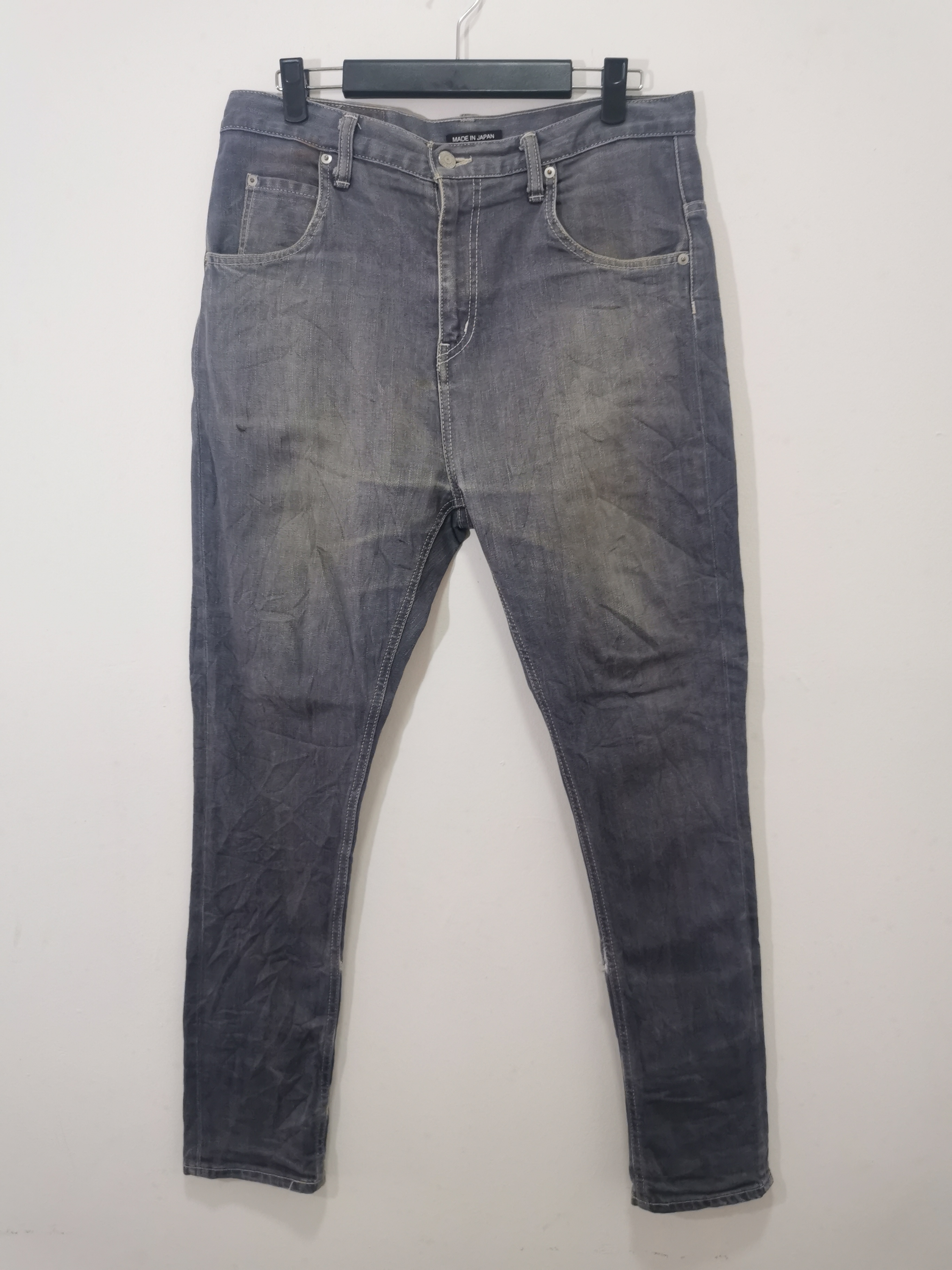 Distressed Beams Denim Jean Made in Japan - 2