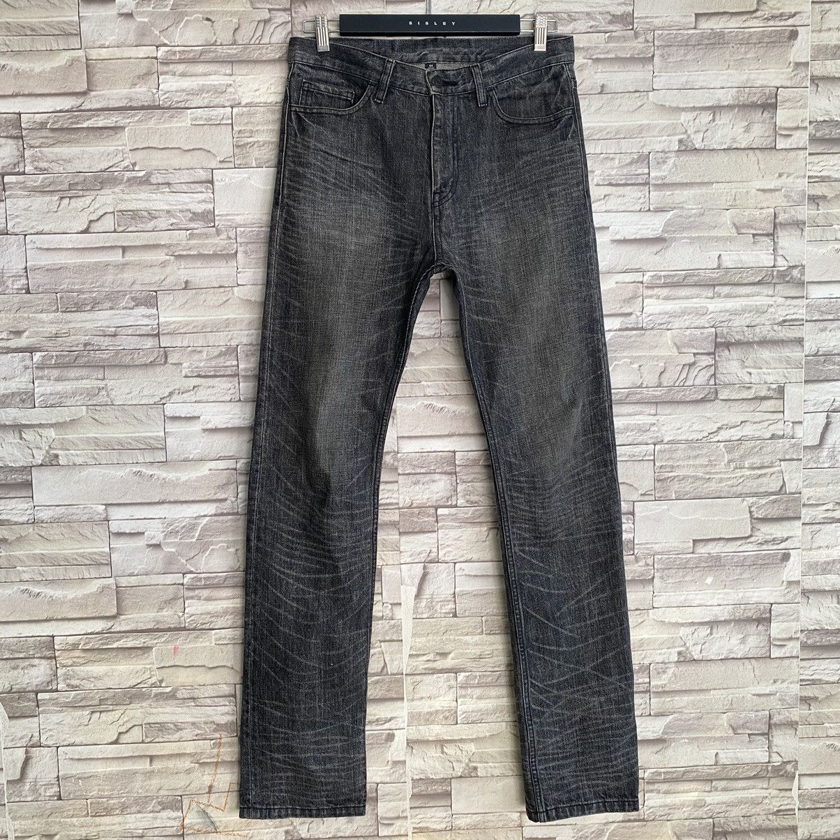 Lad Musician Black Denim Jeans Whisker 32x34 - 3