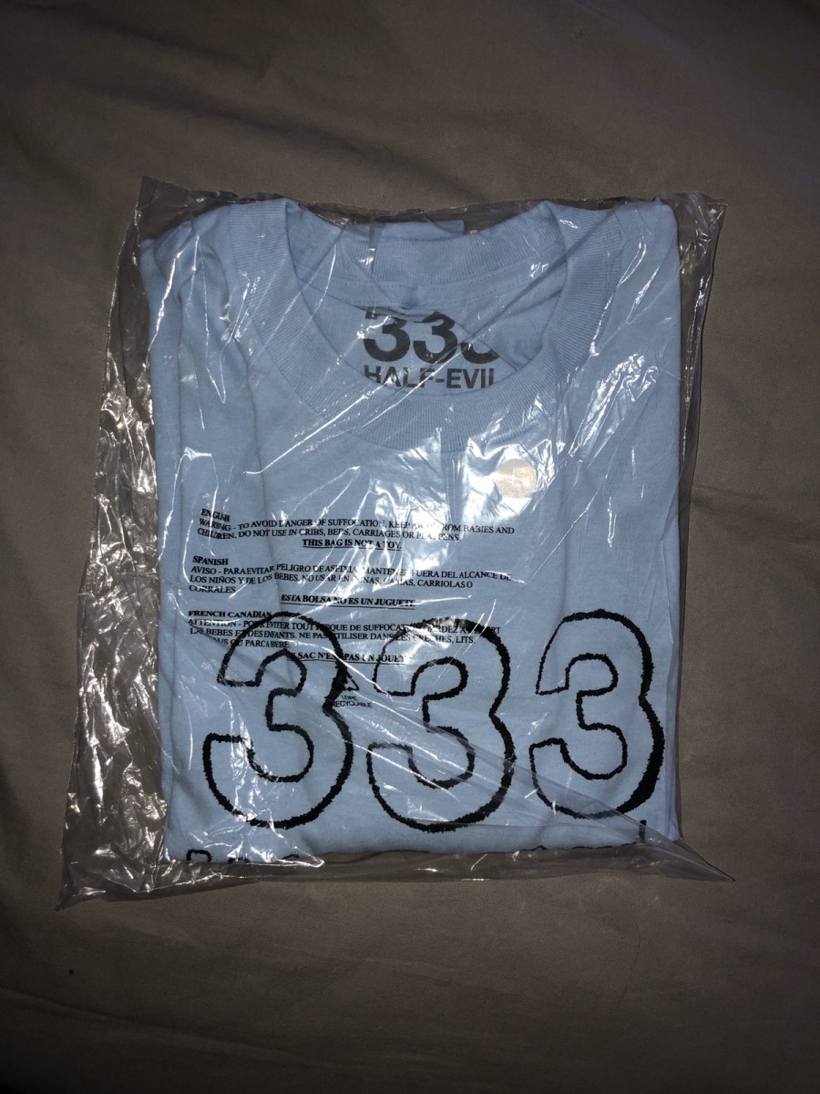 Half Evil - 333 Baby Blue Kodone Tee - 2