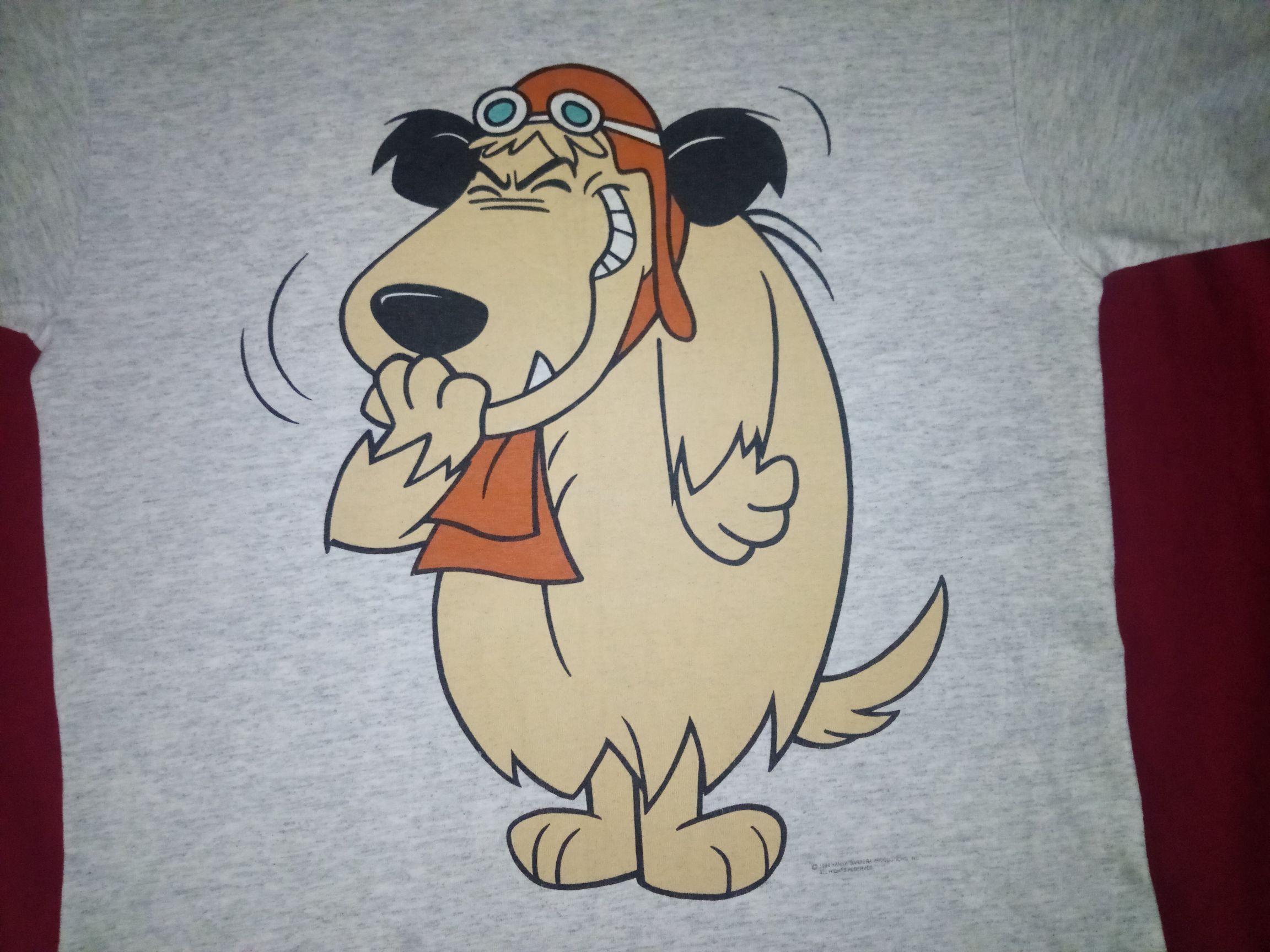 VTG 90s Wacky Races Muttley cartoon tshirt vintage - 1