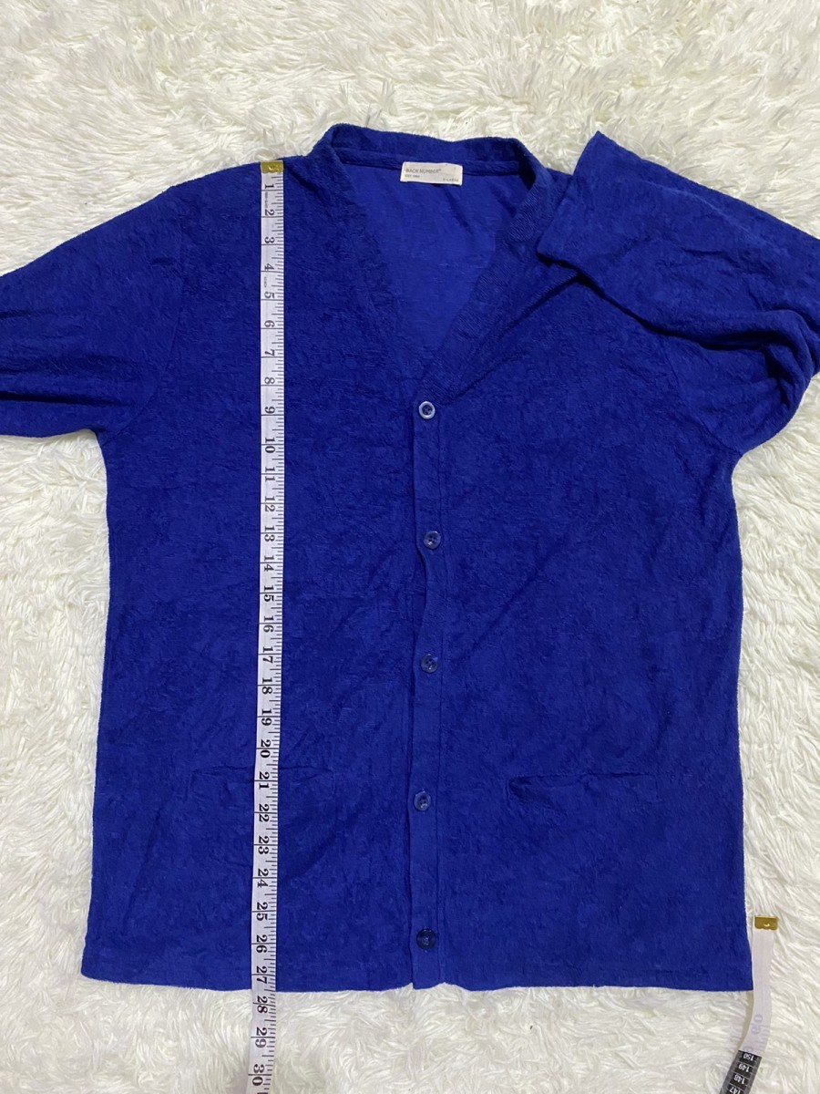 Cardigan - Back Number in Blue - 11