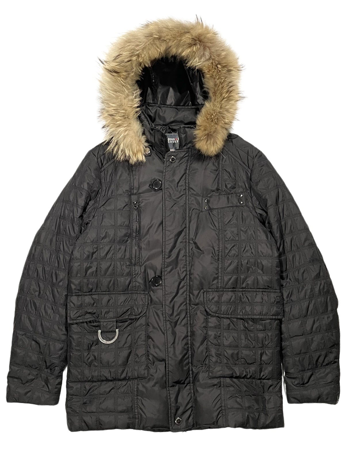 Quilted Down Fur Parka - 1