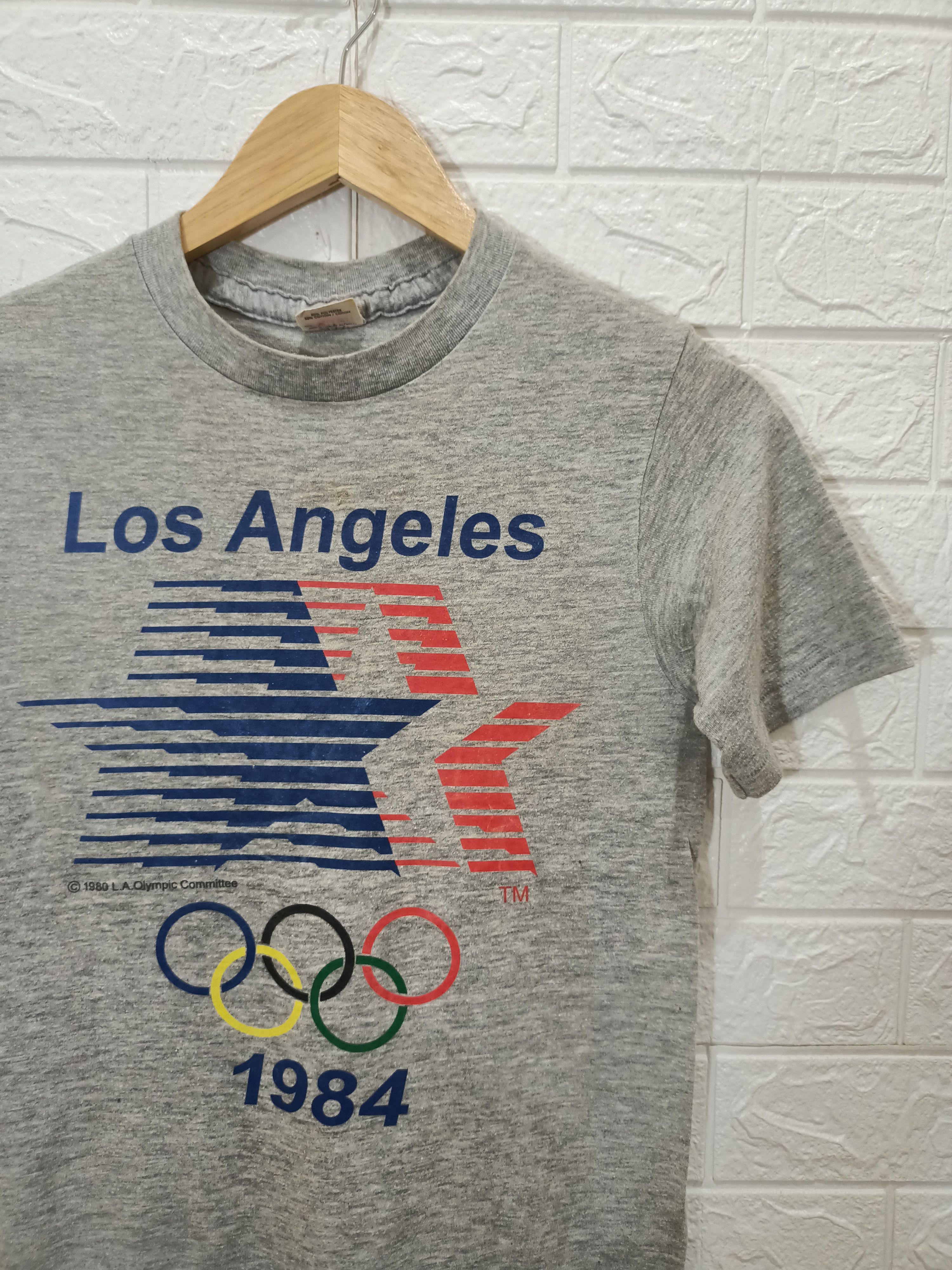 Rare Vintage 1984 Olympics Los Angeles Graphic Tee - 5