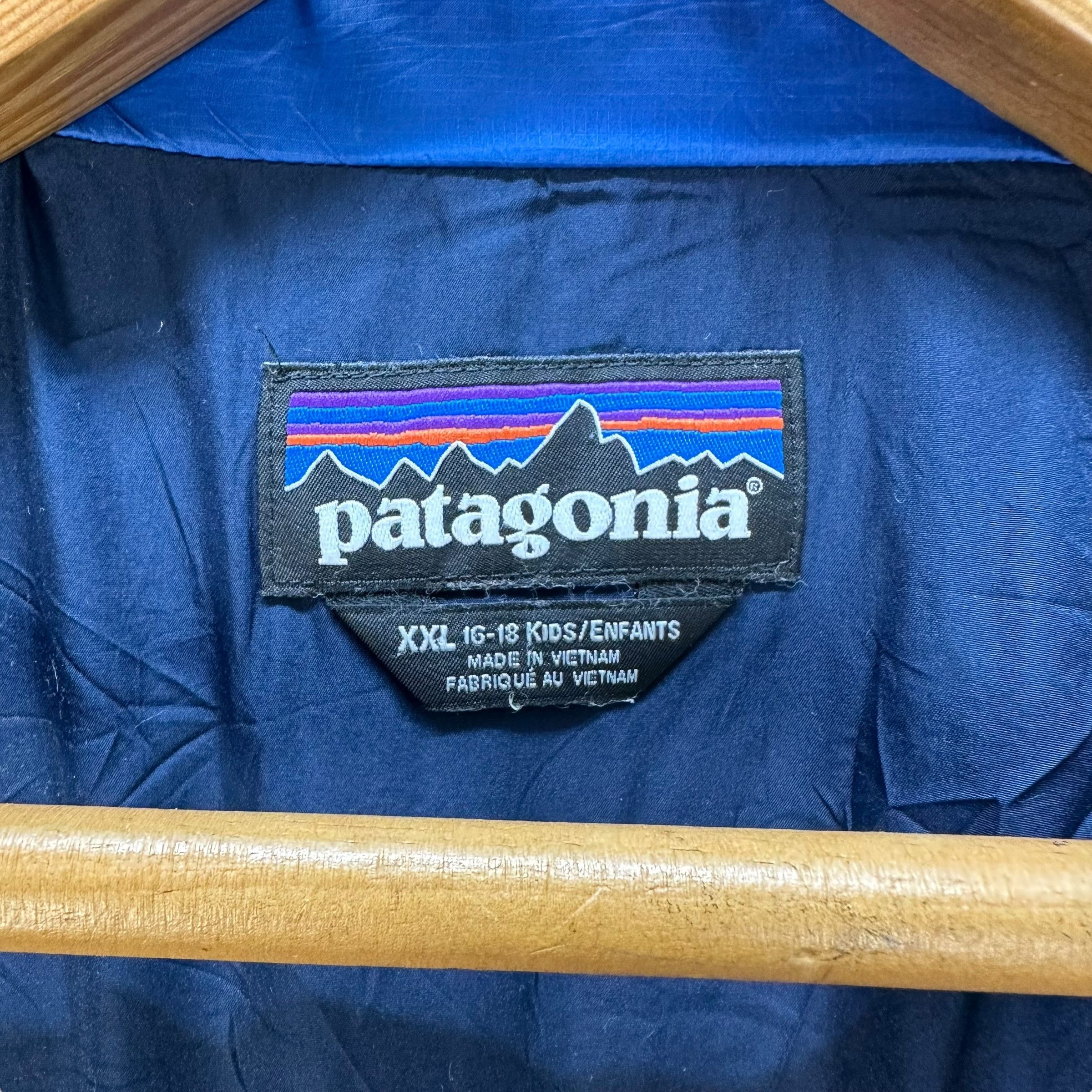 PATAGONIA LIGHT PUFFER JACKET IN BLUE FOR KIDS #9020-48 - 11