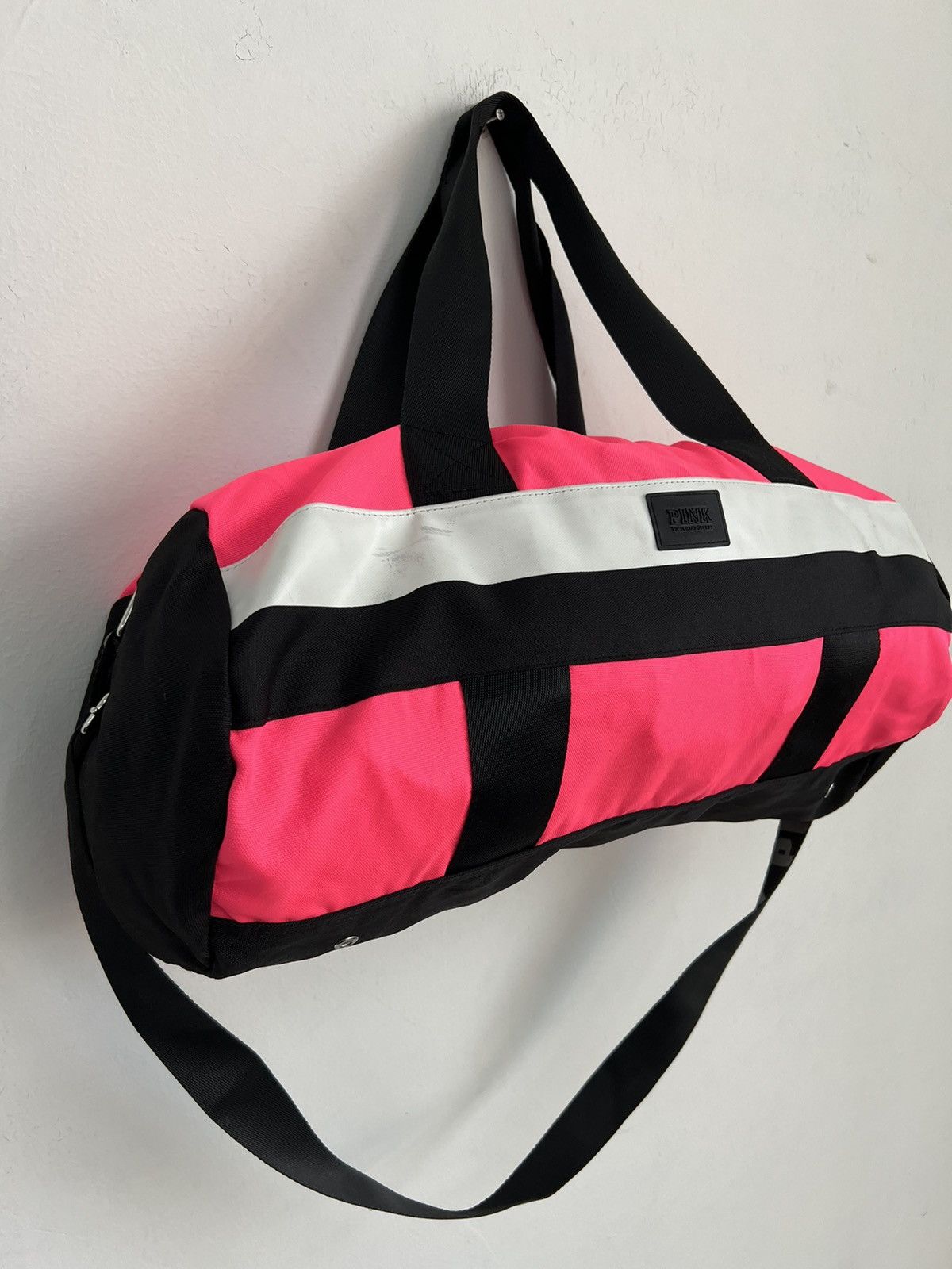 Pink Duffle Bag Medium Size - 3