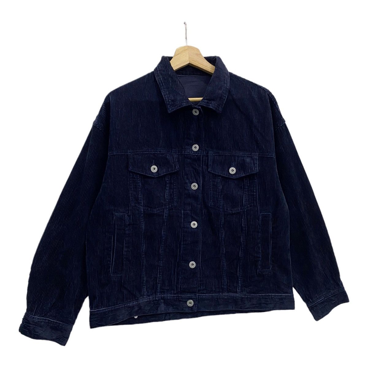 Issey Miyake - 🇯🇵GU JEANS JAPAN VELVET CORDUROY TRUCKER JACKET - 2