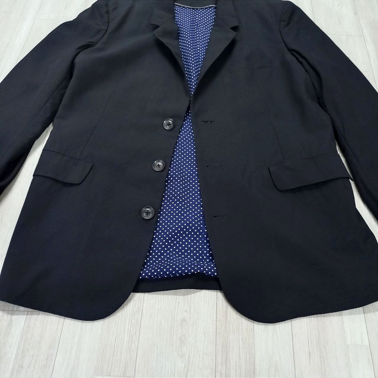 Vtg YOHJI YAMAMOTO Single Breasted 3 Buttons Blazer Jacket - 6