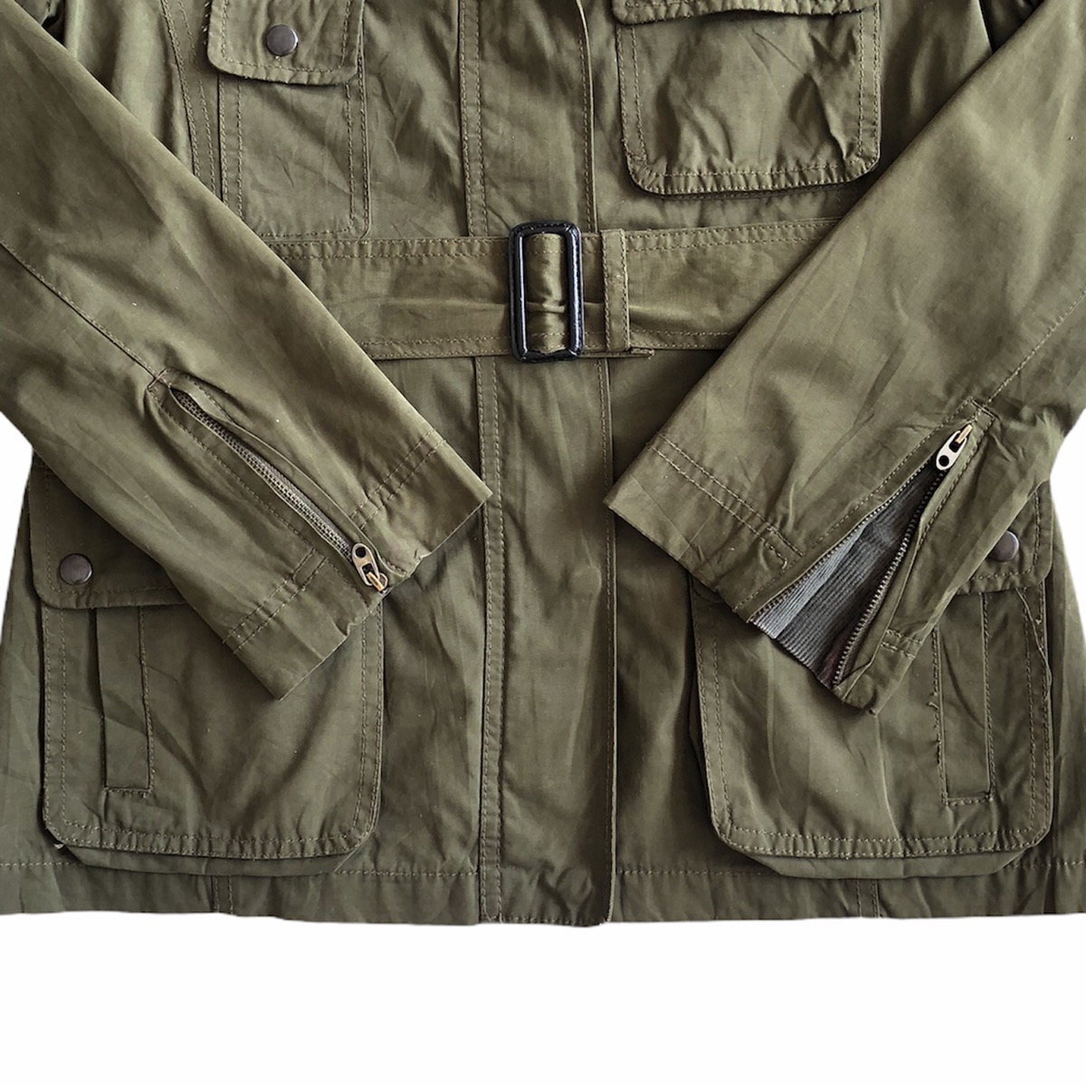 Vintage - Vintage GAP Military Style Zipper Jacket - 3