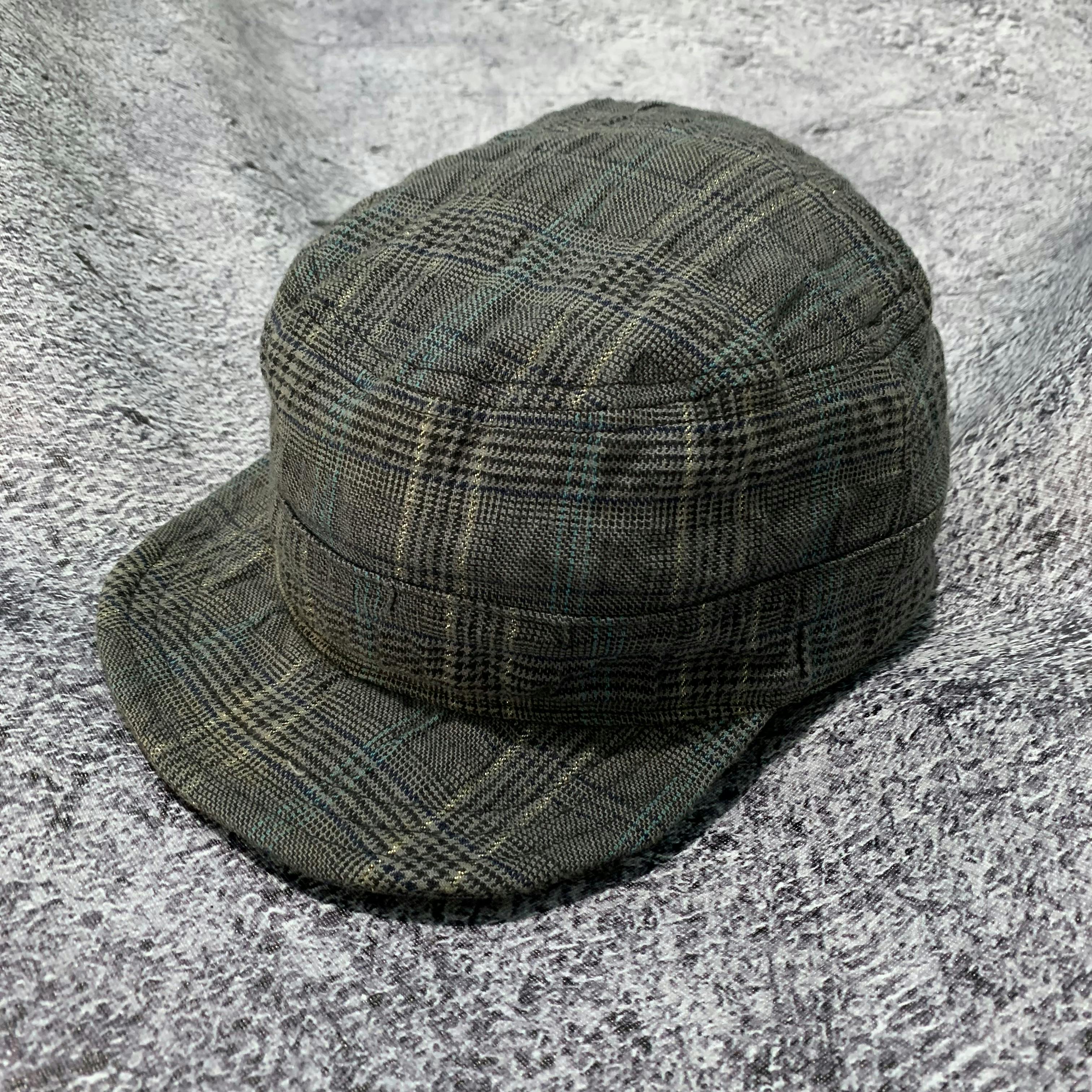 Dolce Gabbana Plaid Mechanic Cap Hats - 1