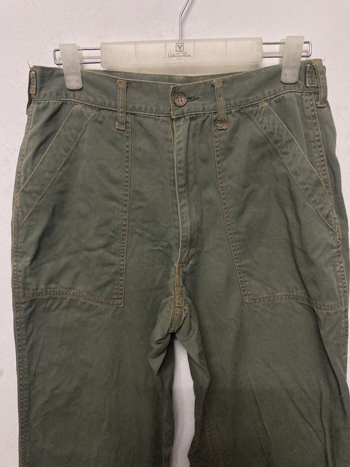 Vintage Soldout Japanese Brand Large Pocket Army Style Pants - 4