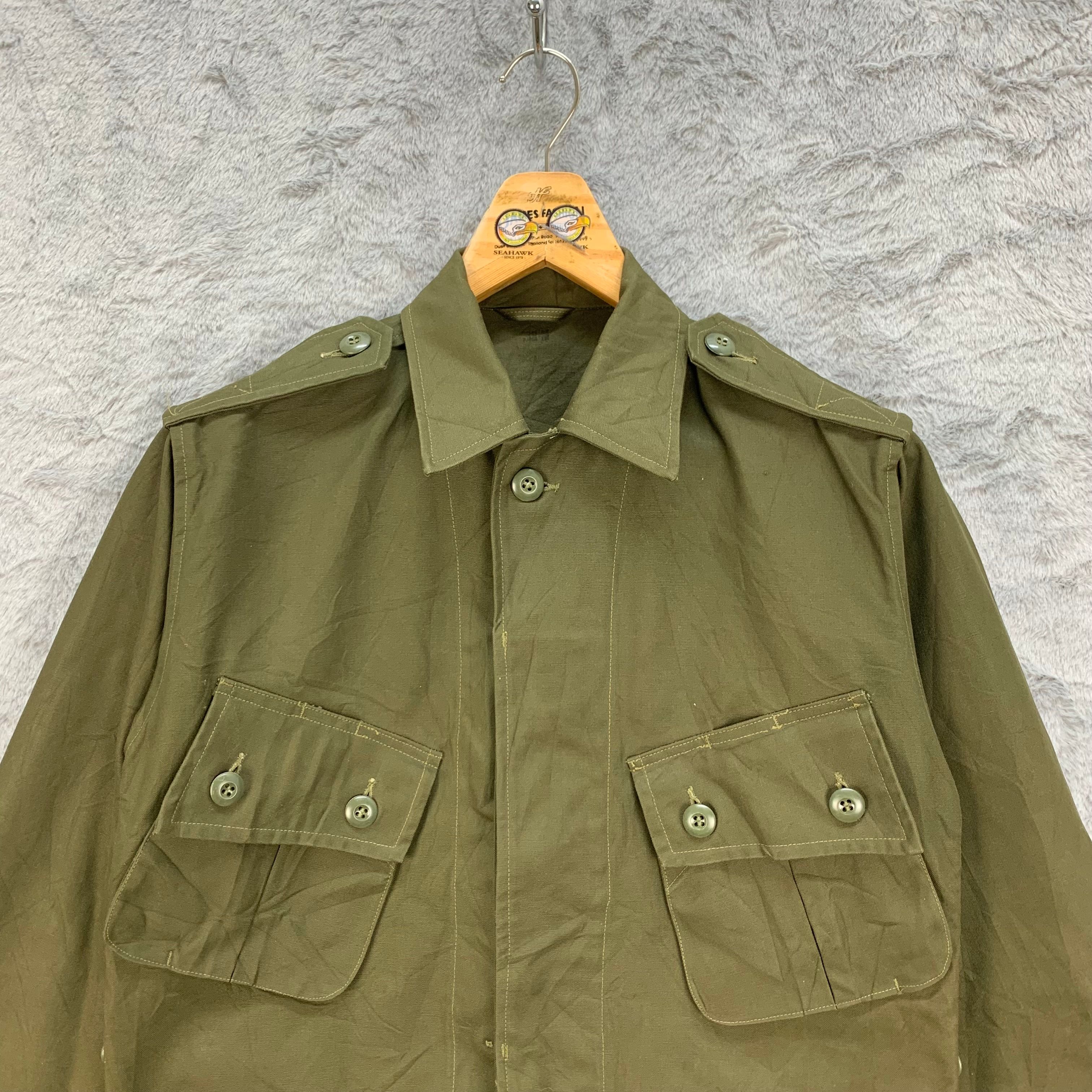 Vintage - Army Uniform Military Field Jacket / Chore Jacket #4400-152 - 2