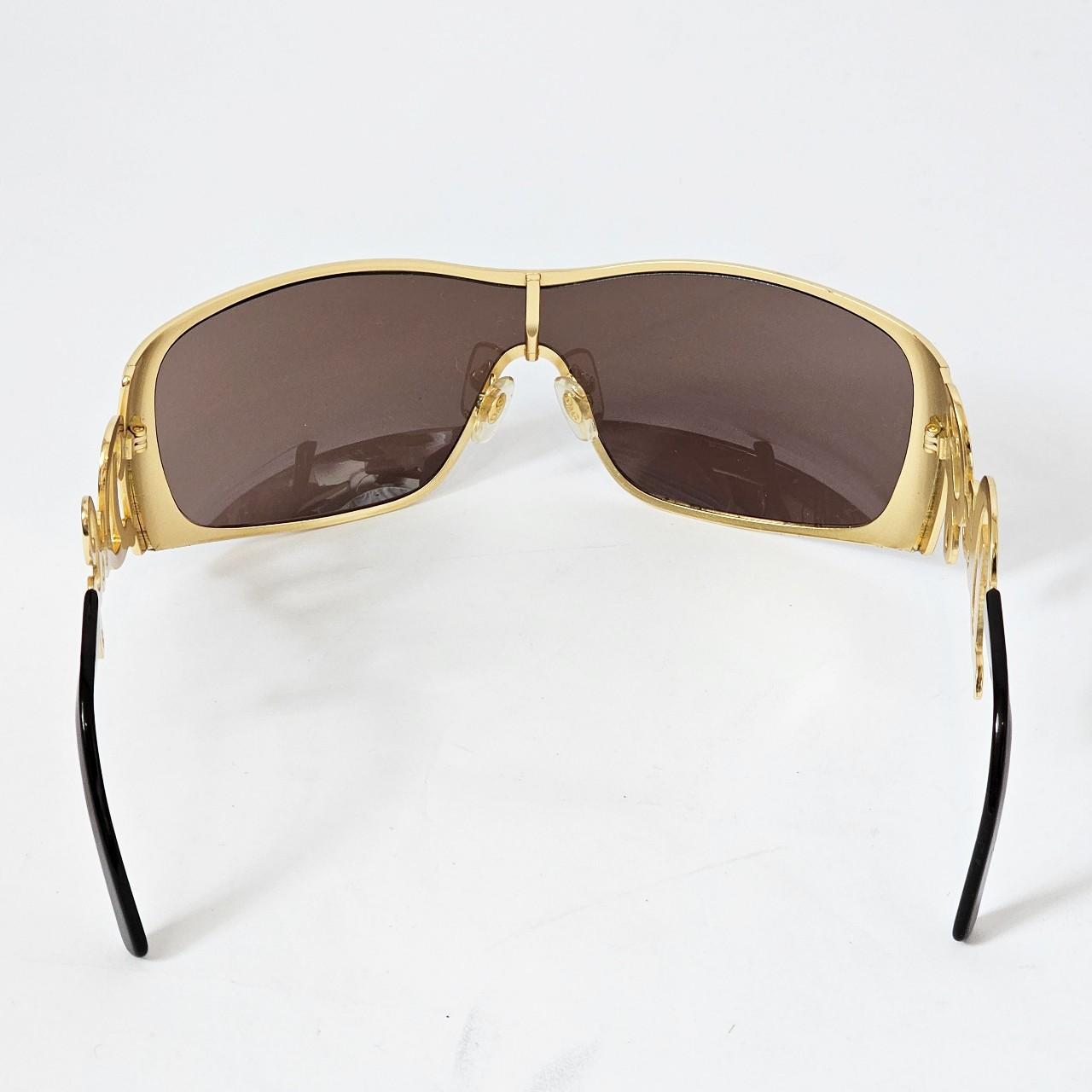 Dolce & Gabbana Women's Black and Gold Sunglasses - 8