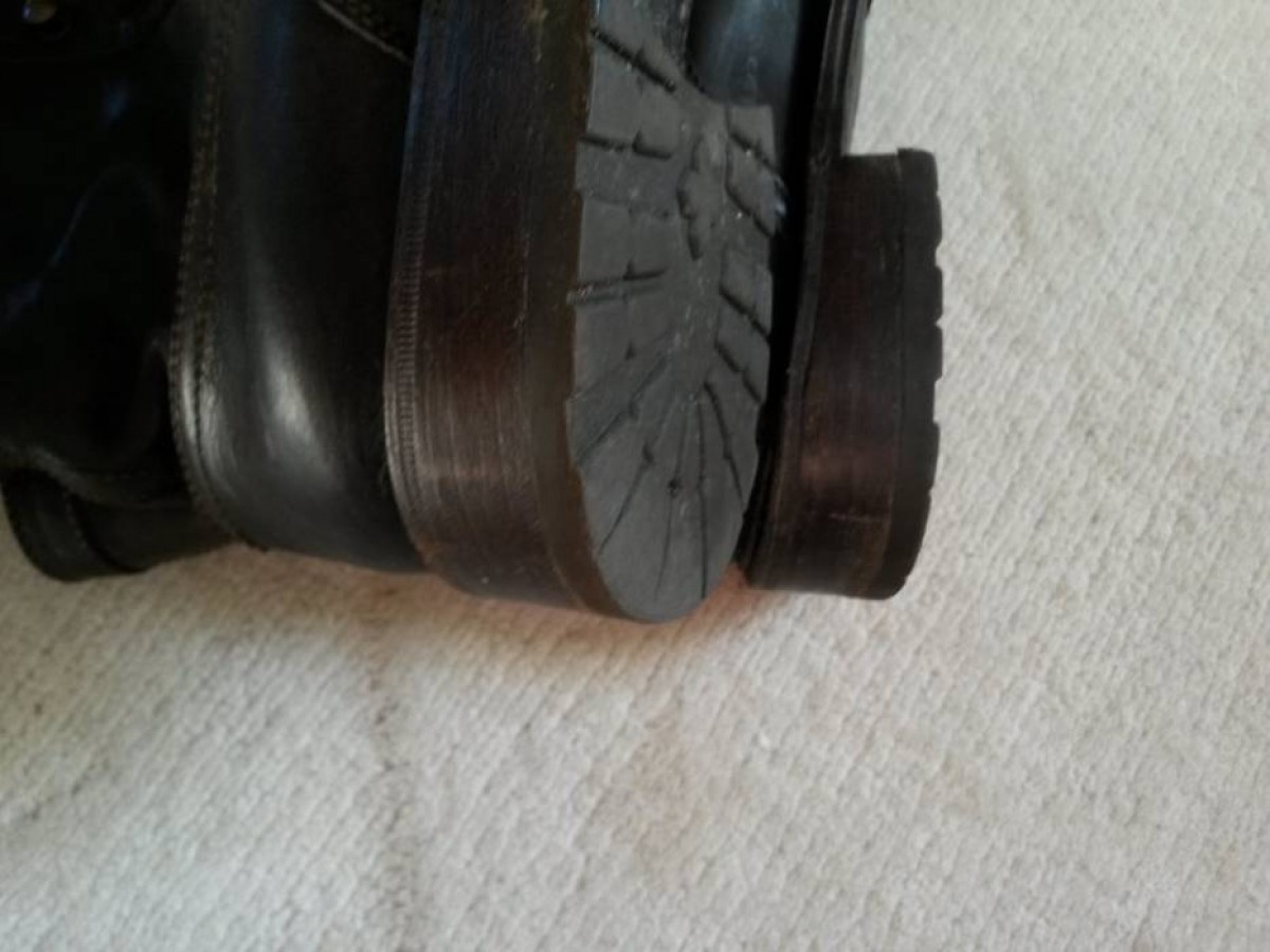 N.D.C. Made By Hand - Handmade Italian Brown Leather Boots EU40 - 15