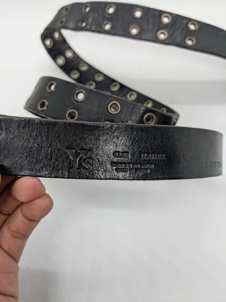 Vintage Yohji Yamamoto leather belt - 4