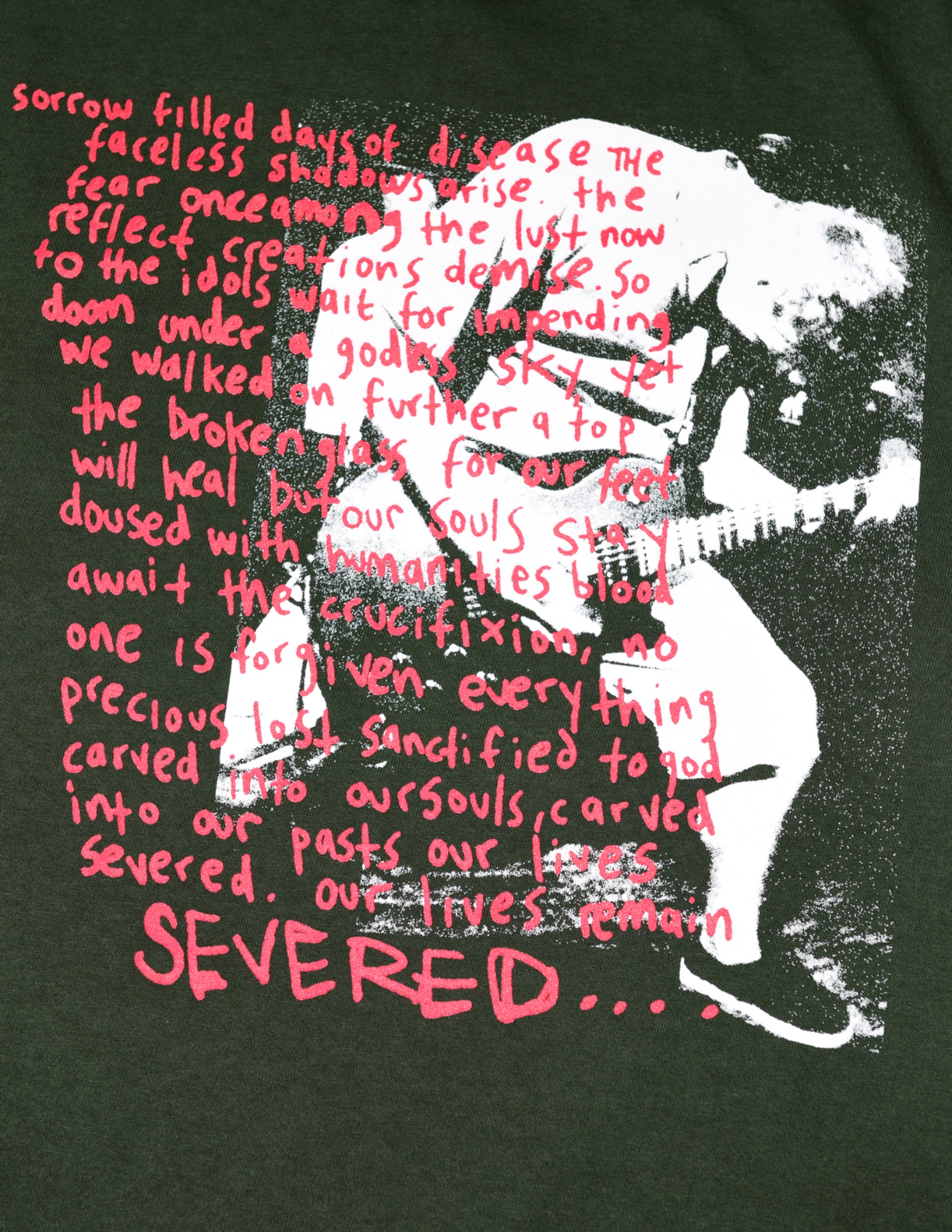 Hatebreed 'SEVERED' Vintage Tee By Three Year Boots  - 5