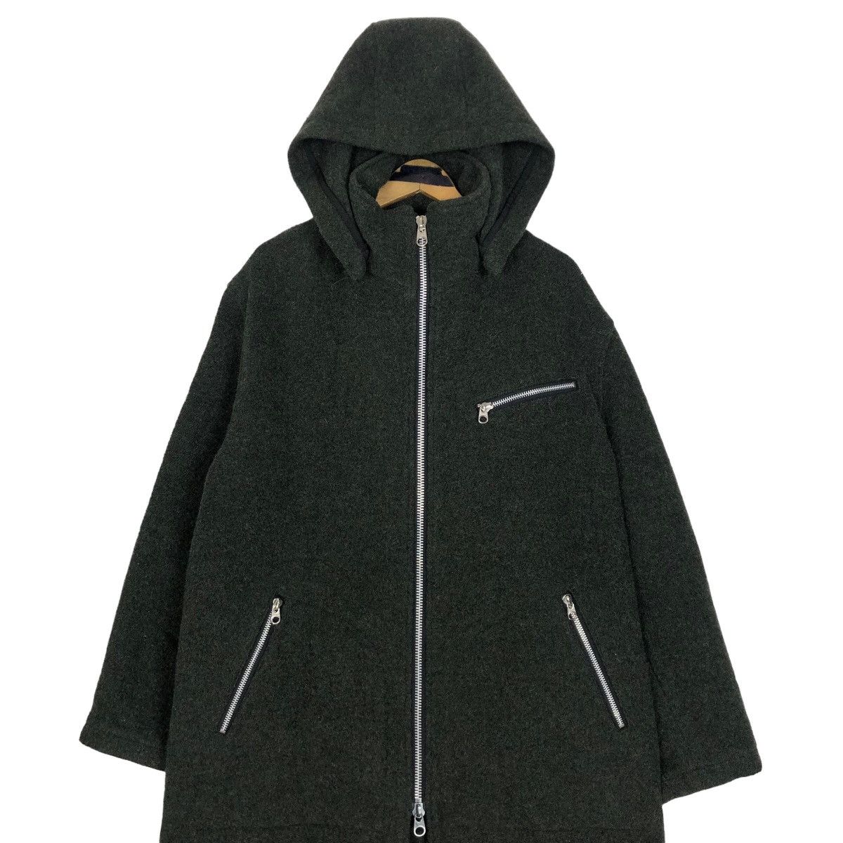 Vintage Yohji Yamamoto A.A.R x D’Urban Hooded Wool Parka - 4