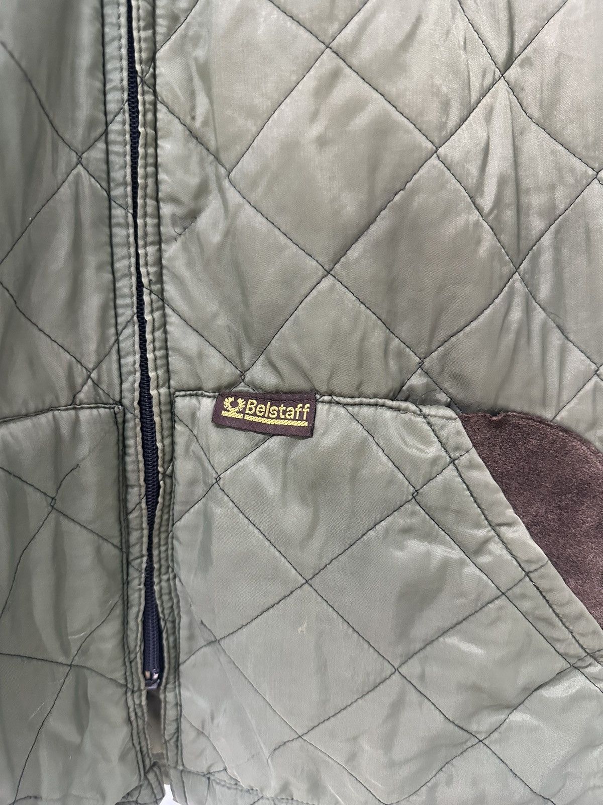 Belstaff Quilted Jacket Design Distressed Jacker - 3