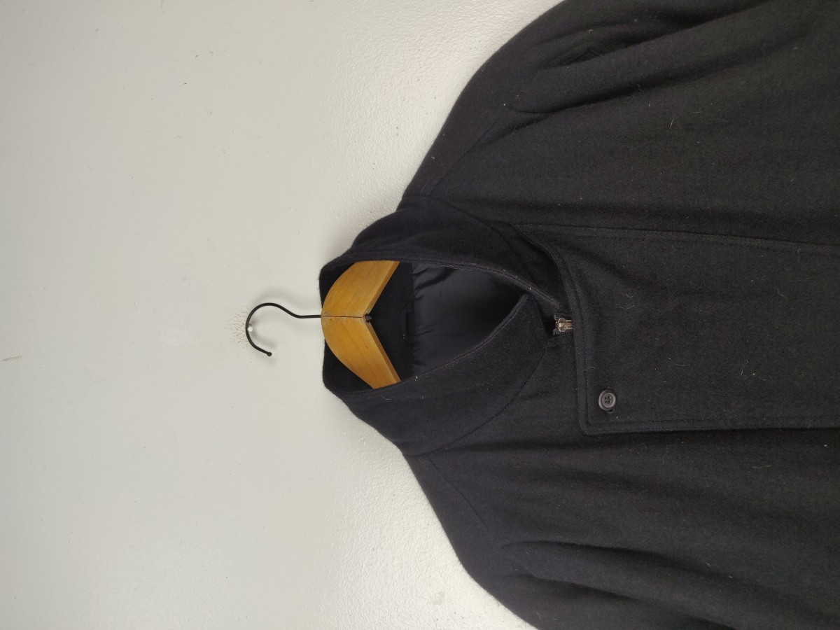 Bomber Style Jacket - Dalchan Japan Wool Oversized Jacket Bomber Style Outerwear - 2