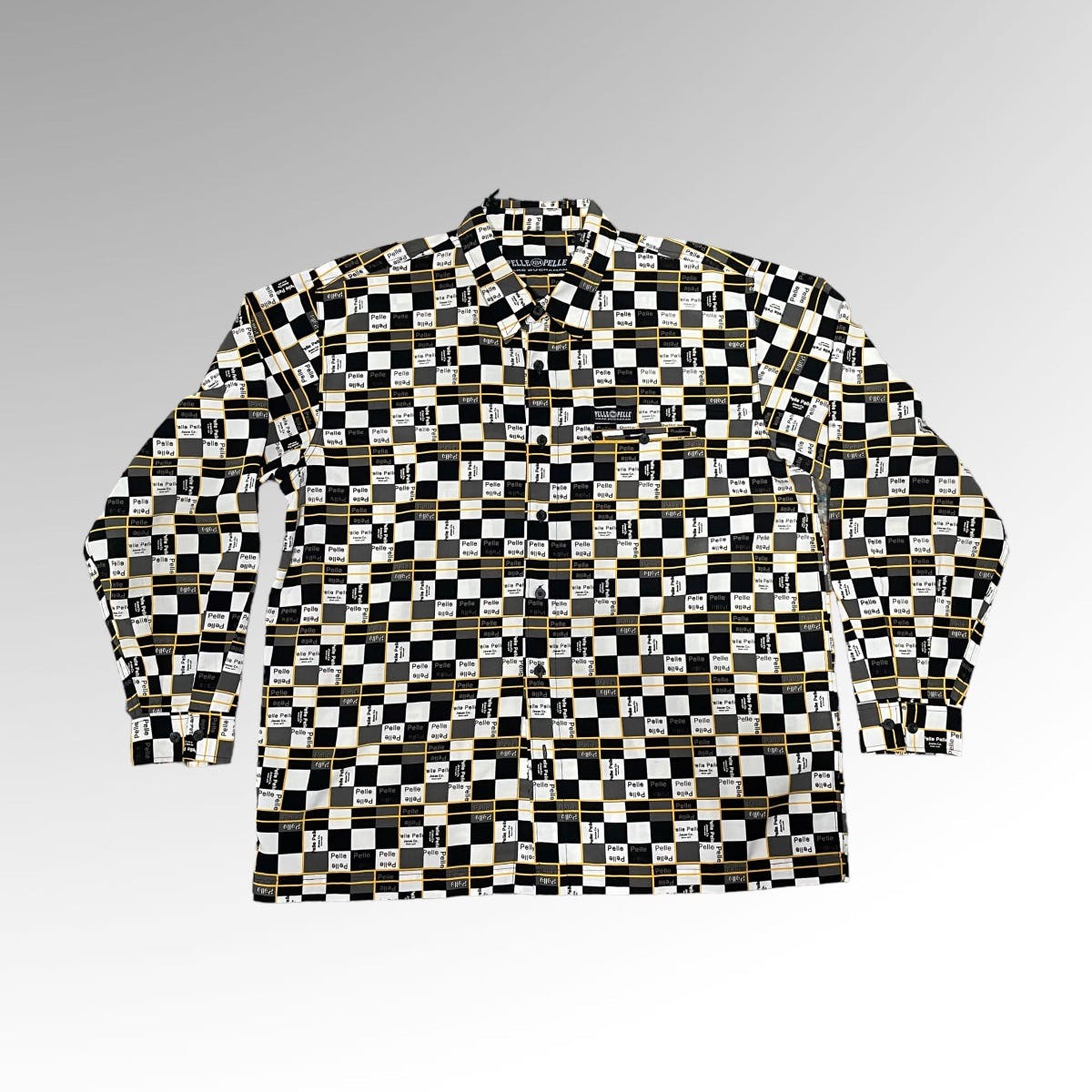 Vintage Pelle Pelle March Buchanan Checkered Shirt 🏁 - 1