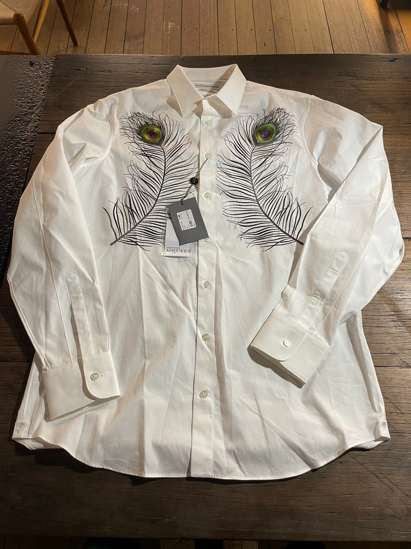 Alexander McQueen FW17 White Cotton Shirt - 1