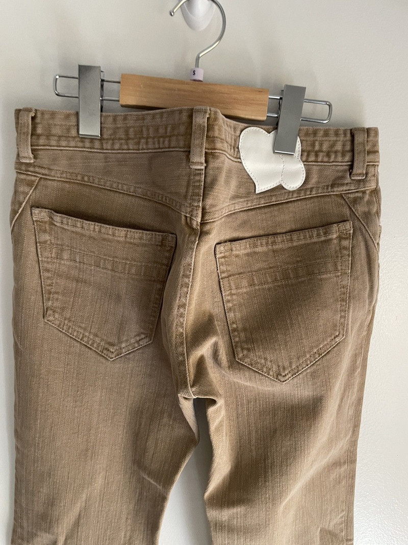 ナンバーナイン　SS07 PAIN ハート涙　ベージュデニム　3×30 NUMBER (N)INE S/S07 Crying Heart Pain Denim Runway | clarkreeve4