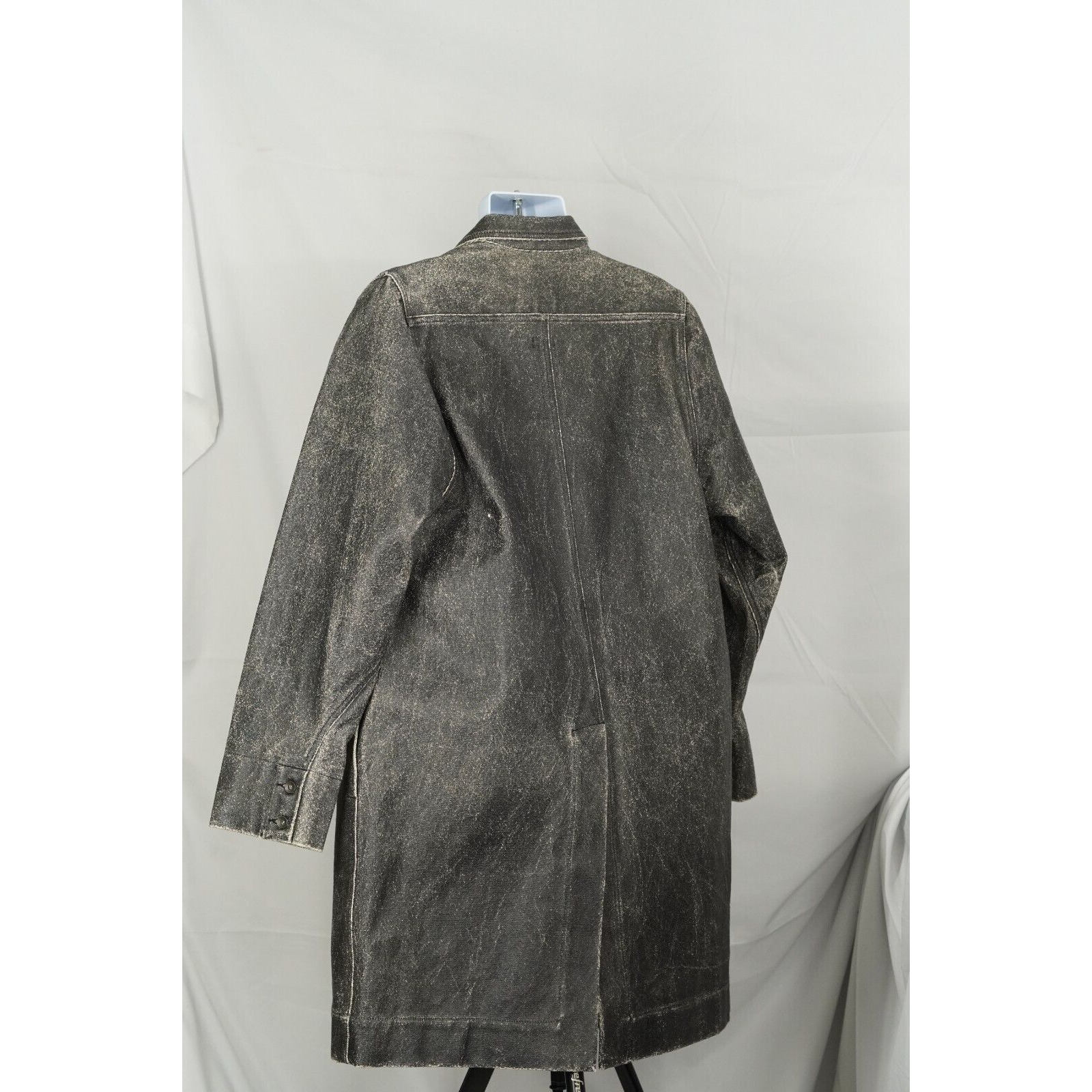 Rick Owens Canvas Trench Coat Waxed / Cracked DRKSHDW - Smal - 8