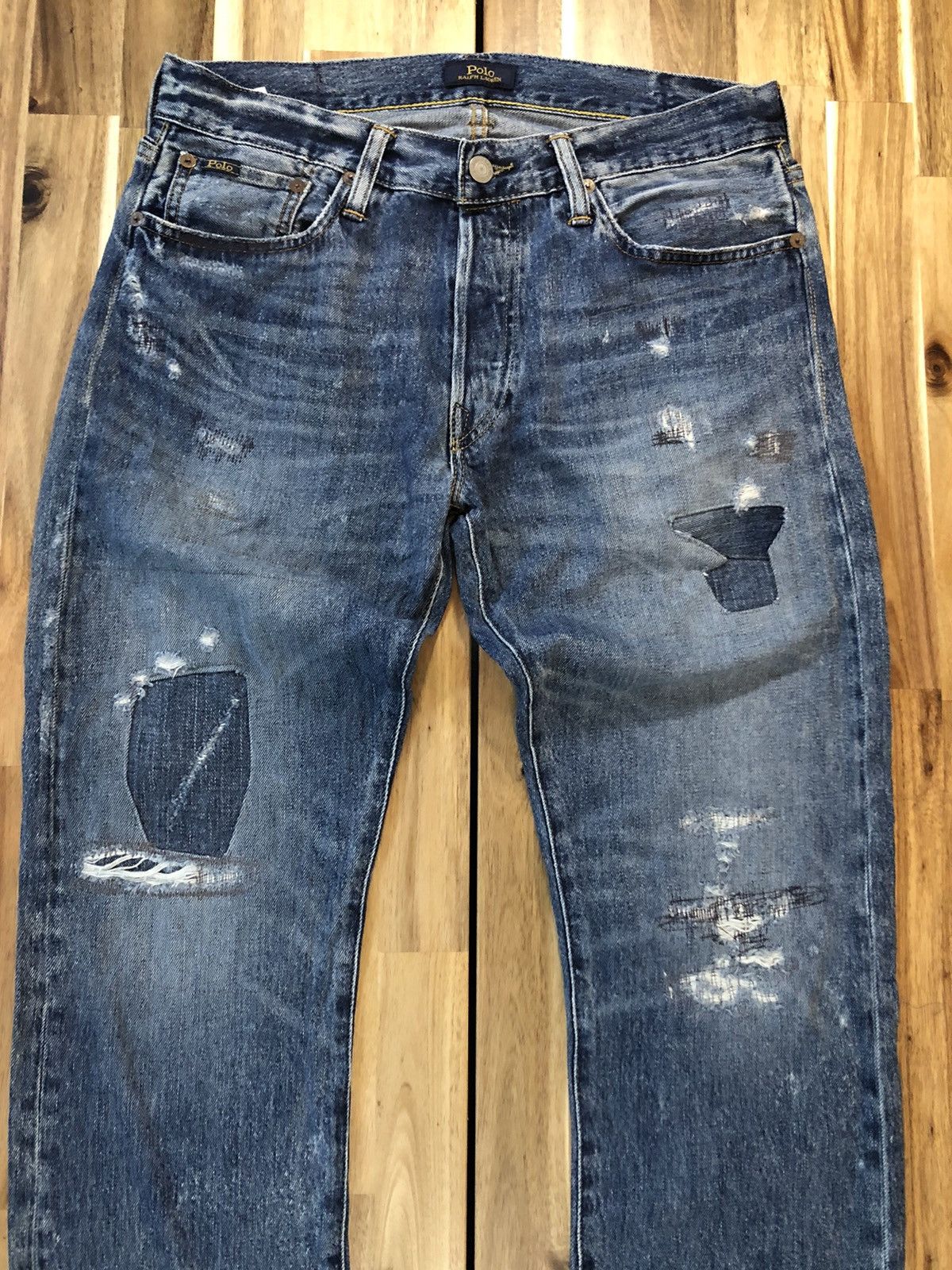 Polo Ralph Lauren Distressed Design Denim Jeans - 3