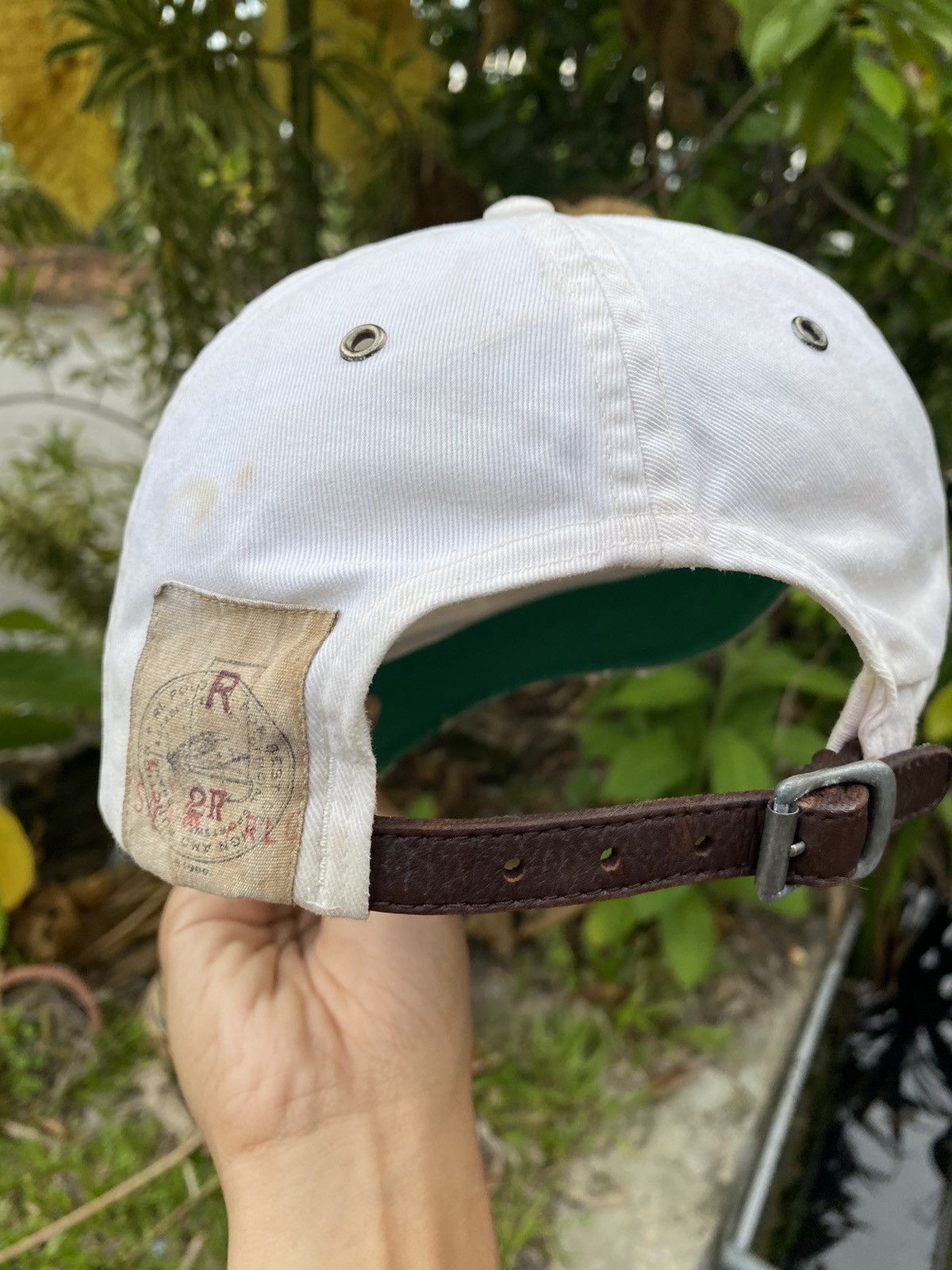 Polo Ralph Lauren Adjustable Leather Hat Cap - 5