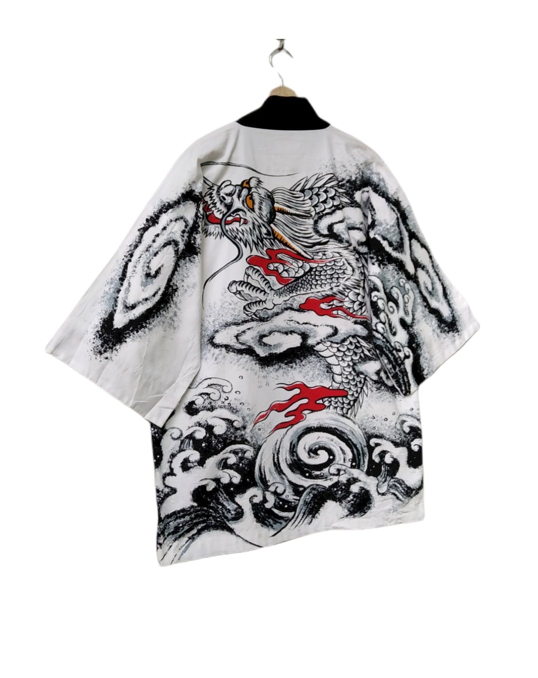 Vintage - Limited🔥Silk Kimono Japan Dragon Over Print Style - 3