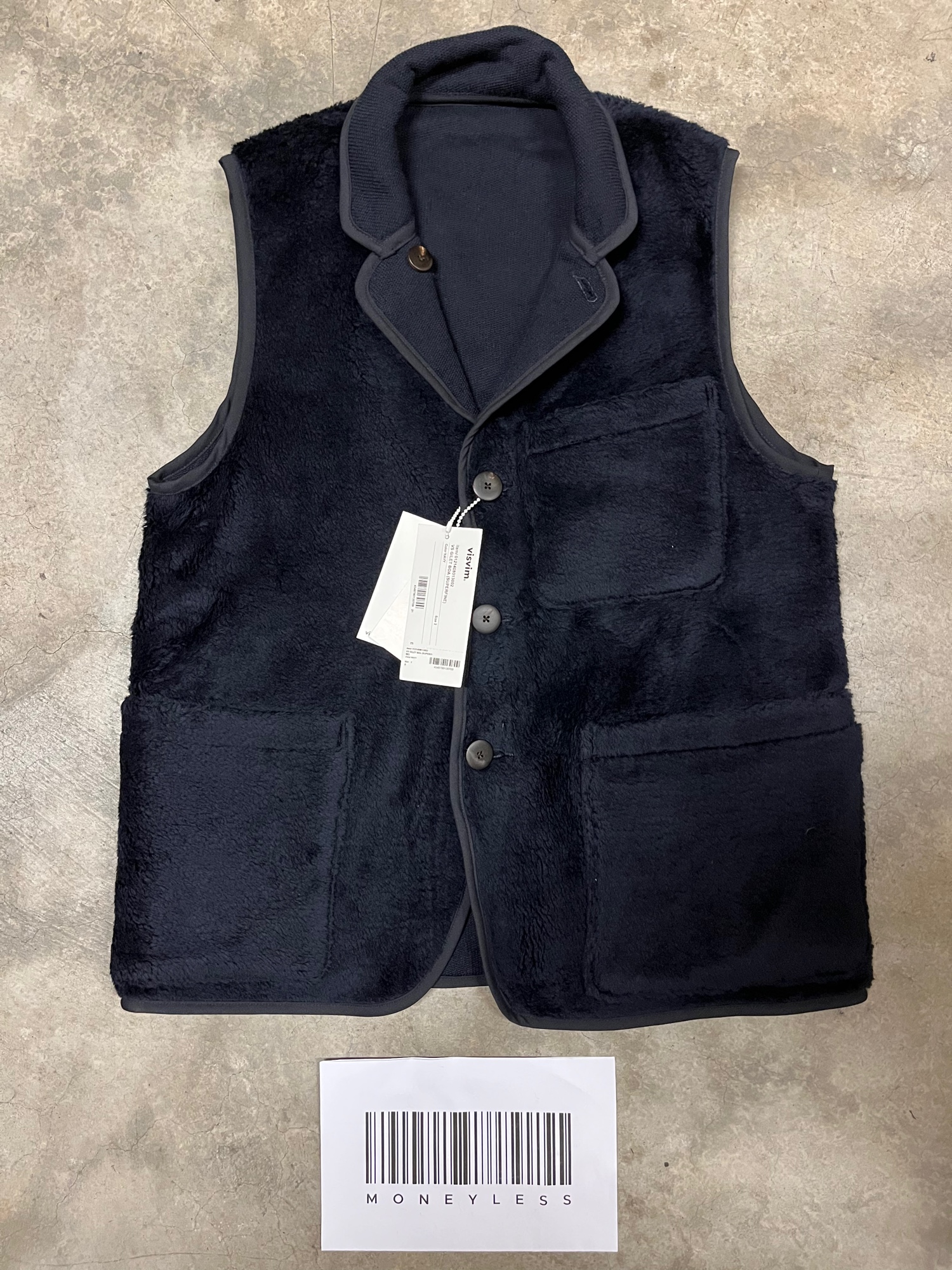 VS GILET BOA (SUPERFINE) NAVY - 1