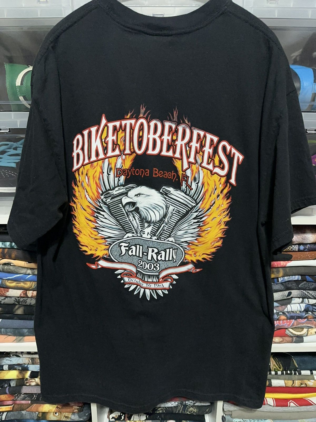 Vintage Harley Davidson Biketoberfest Eagle Graphic Tee - 1