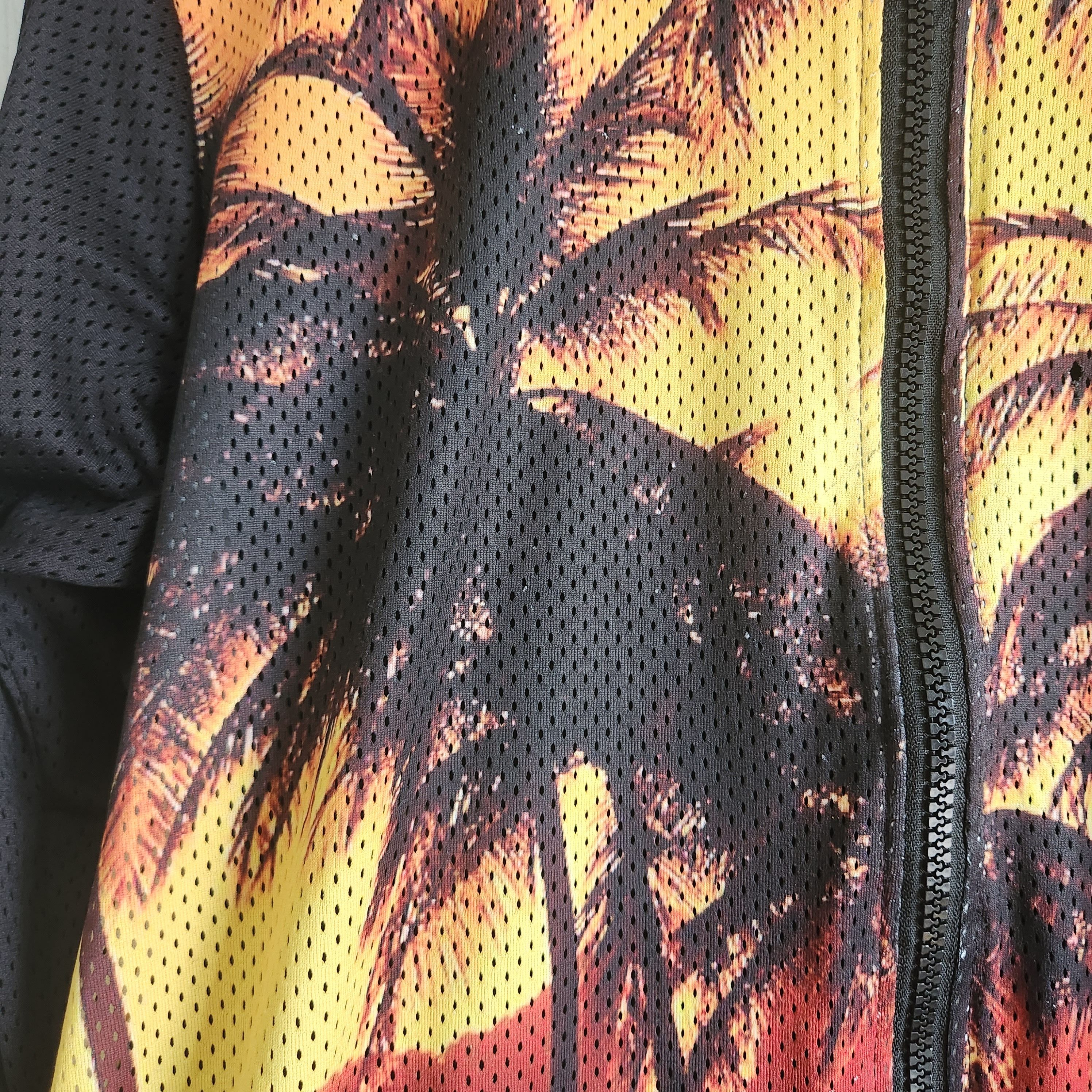 Japanese Brand - Steal Mesh Jacket With Coconut Beach Printed - 11