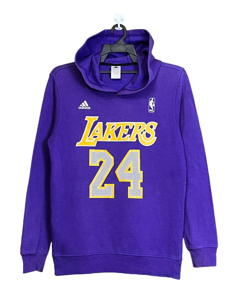 RARE🔥ADIDAS KOBE BRYANT #24 L.A LAKERS NBA HOODIES - 1