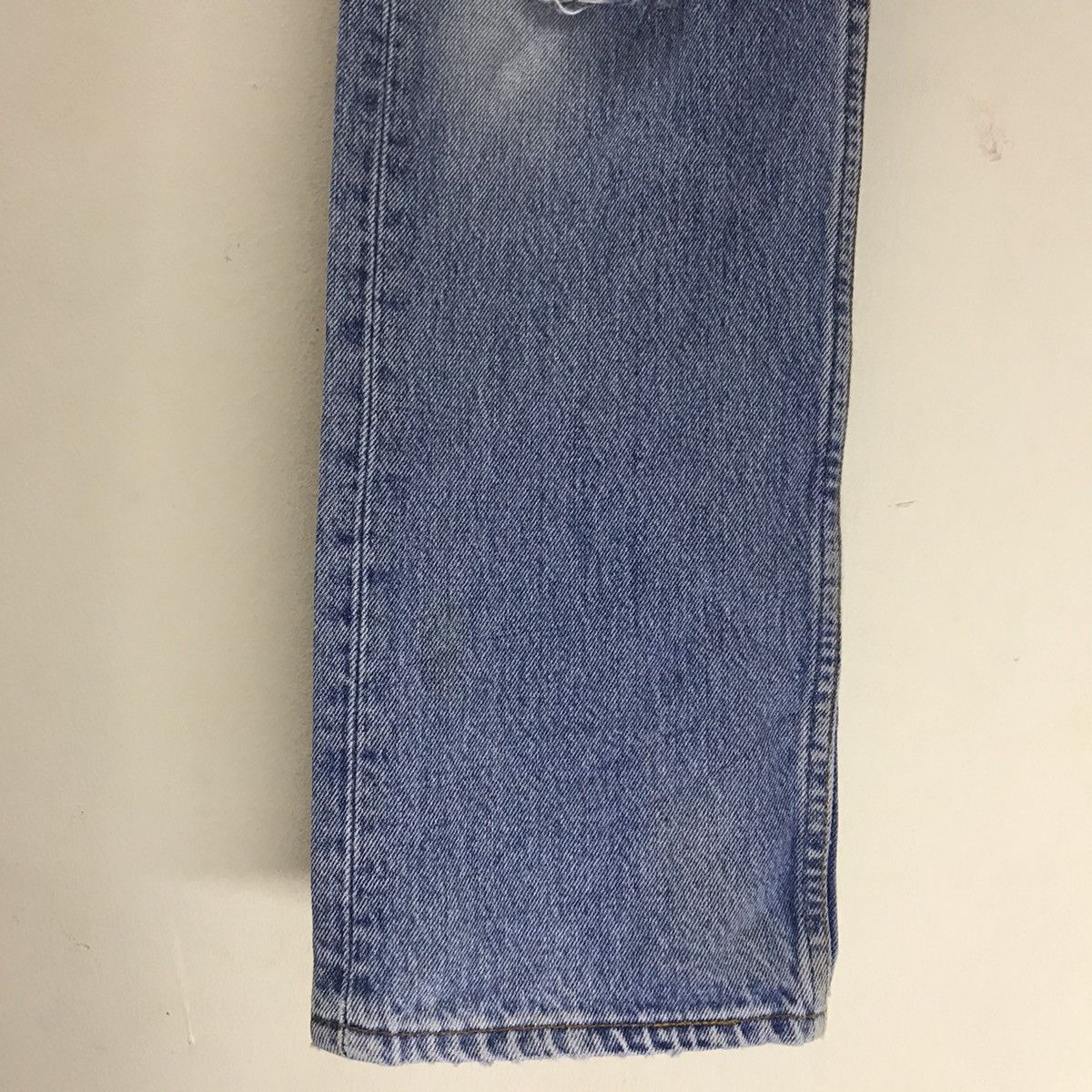 Vintage 80s Levis 501 Distressed Denim Cobain style - 8