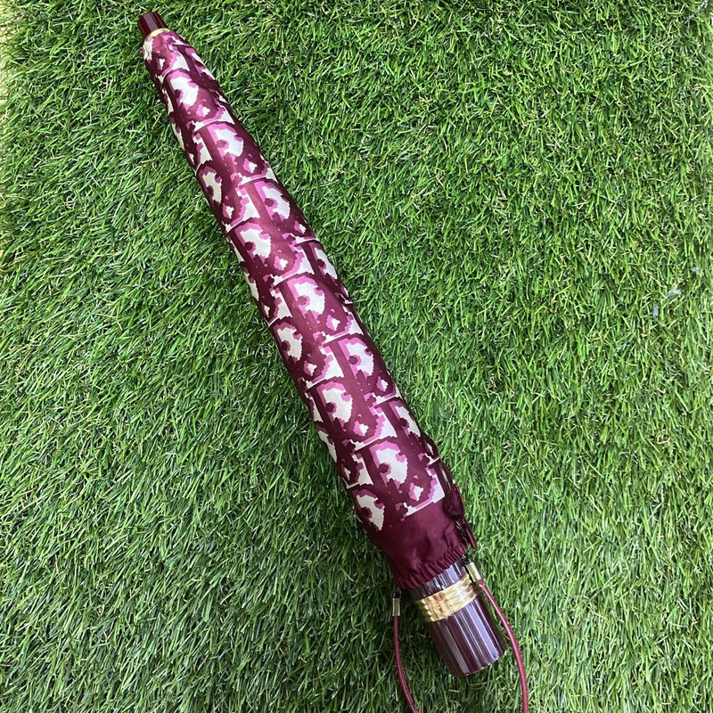 Christian Dior Monsieur - Dior Vintage Umbrella Japan Oblique CD Gold Accent 80s - 1