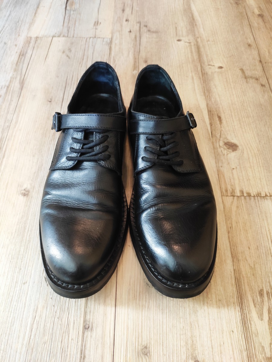 Vitello olio strap derby shoes - 2