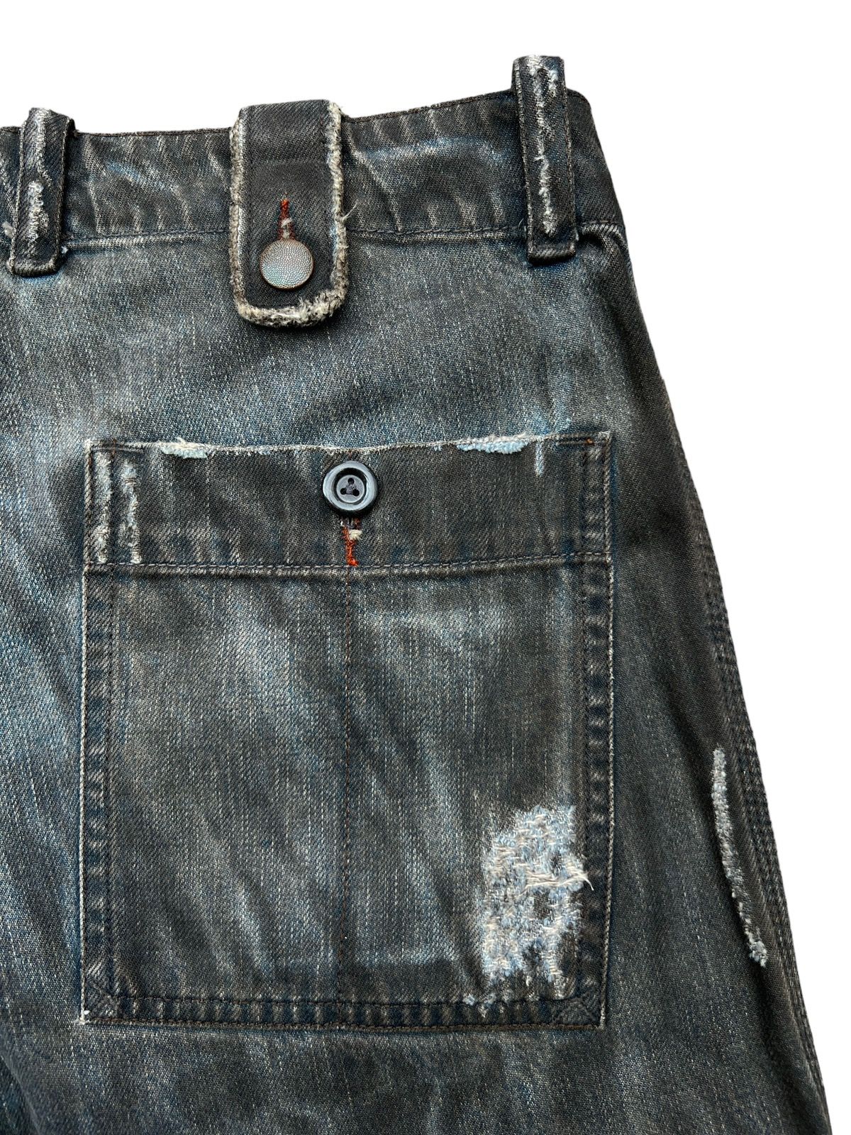 Rare🔥Diesel MultiPocket Distressed Baggy Bondage Jeans 34x34 - 9