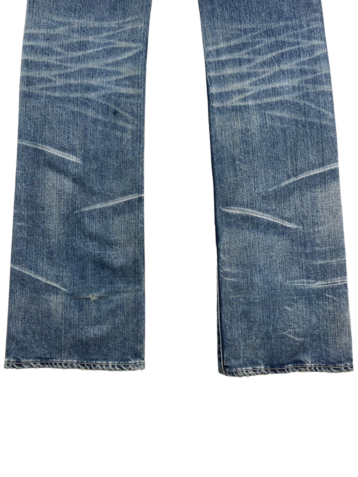 Distressed Denim - Patchwork Distressed Stunning Lure, Trashed Ripped Jeans - 19