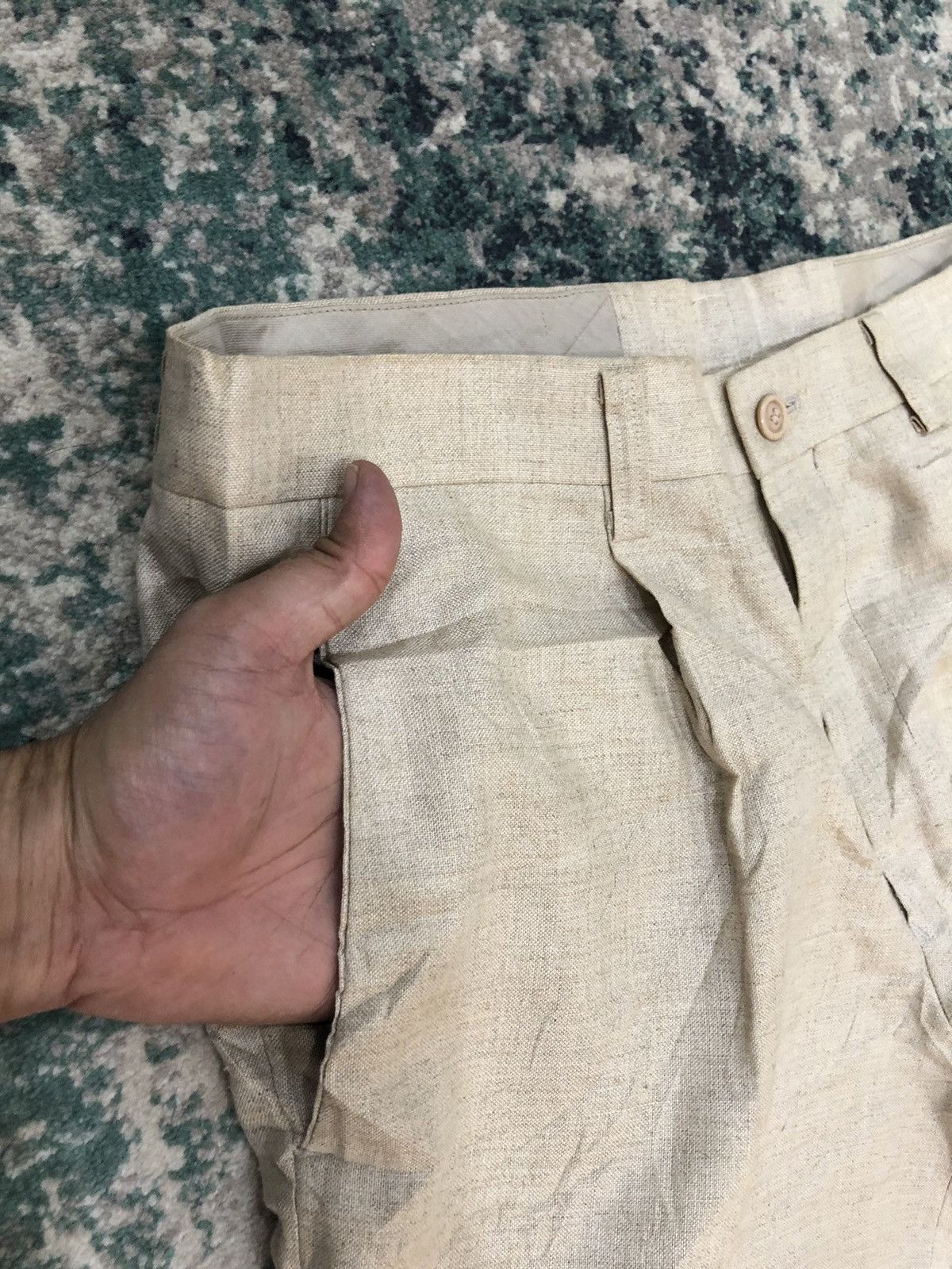 Vintage 80’s Issey Miyake Men 100% Hemp Casual Pants - 12