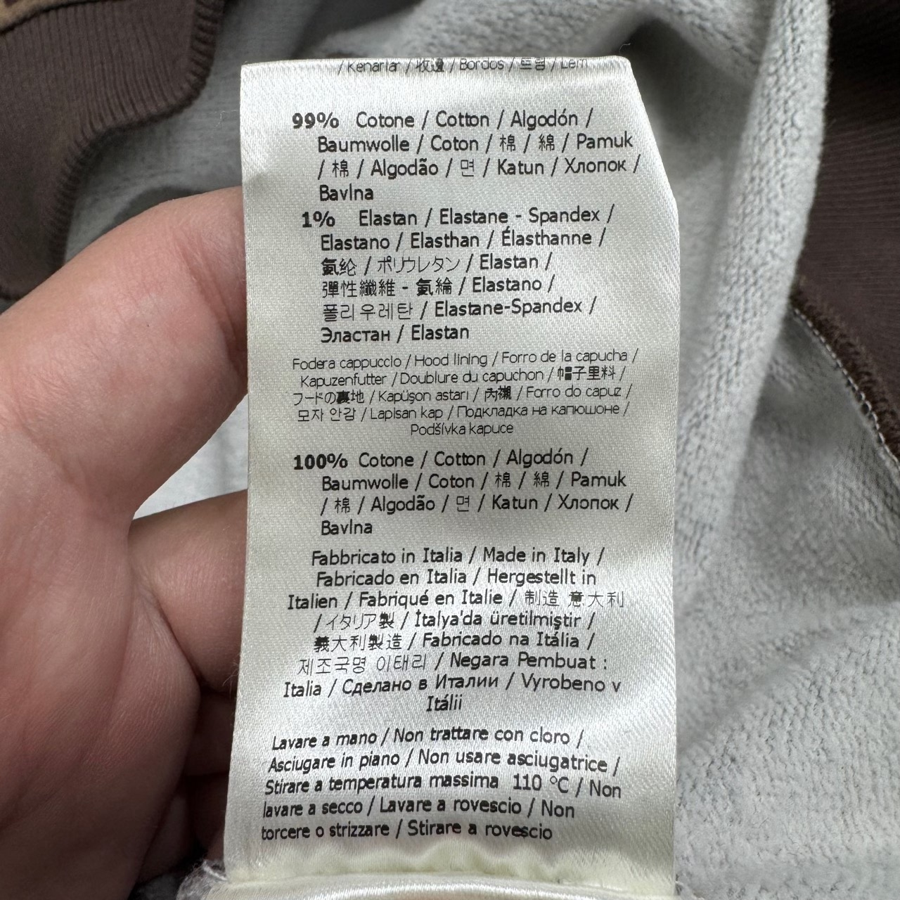 Fendi Double F full print hoodie - 5