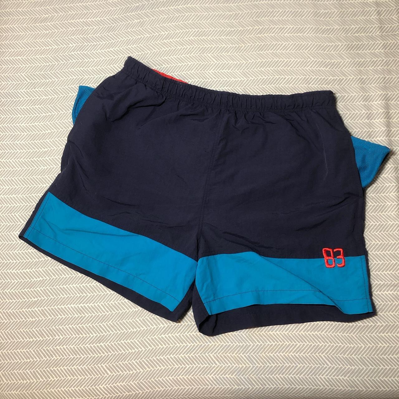 Nautica Men's Navy and Blue Swim-briefs-shorts - 4