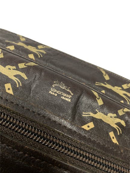 Longchamp sling leather bag - 4