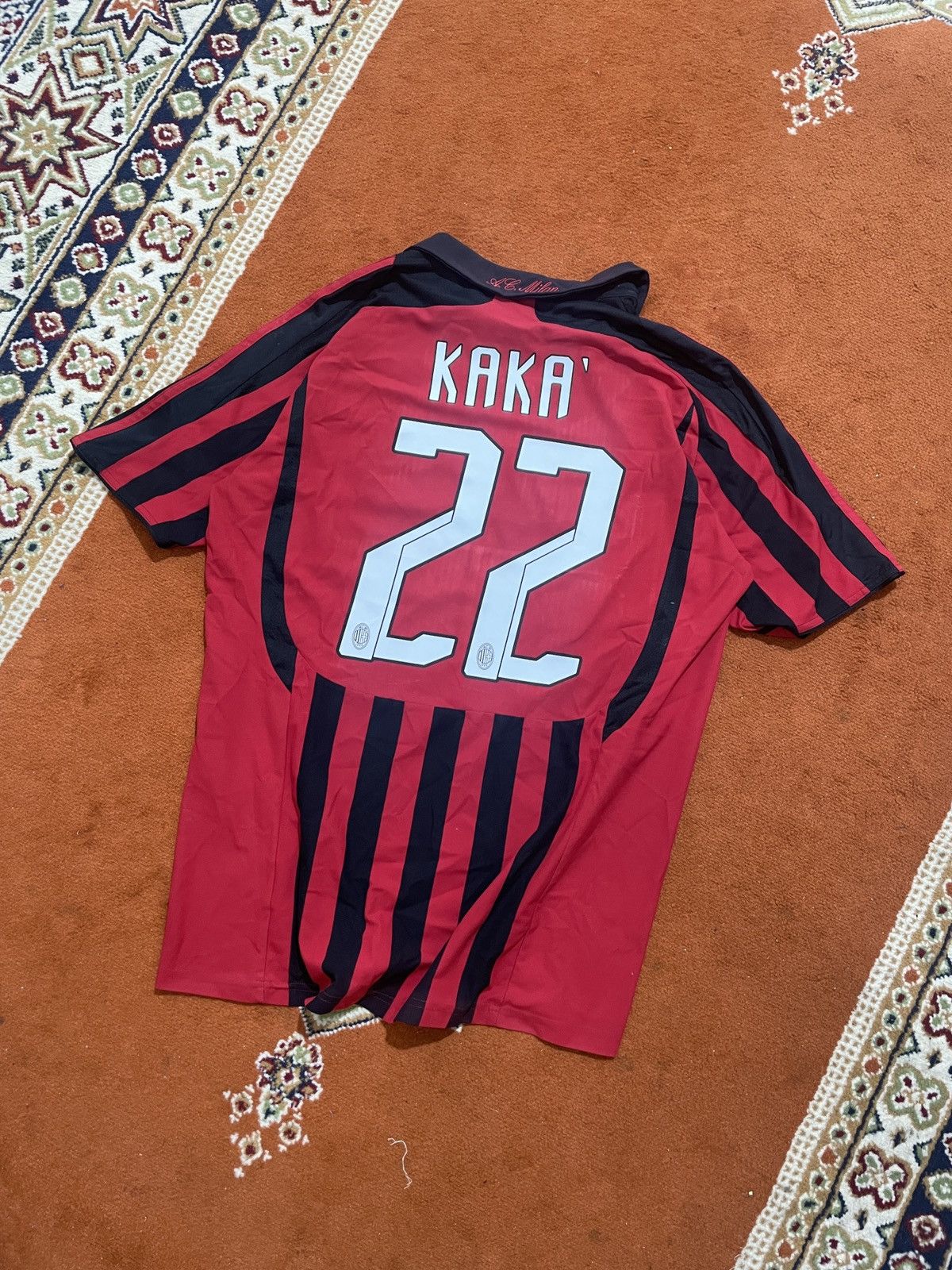 Ac milan 2007-08 KAKA #22 home kit blokecore - 1