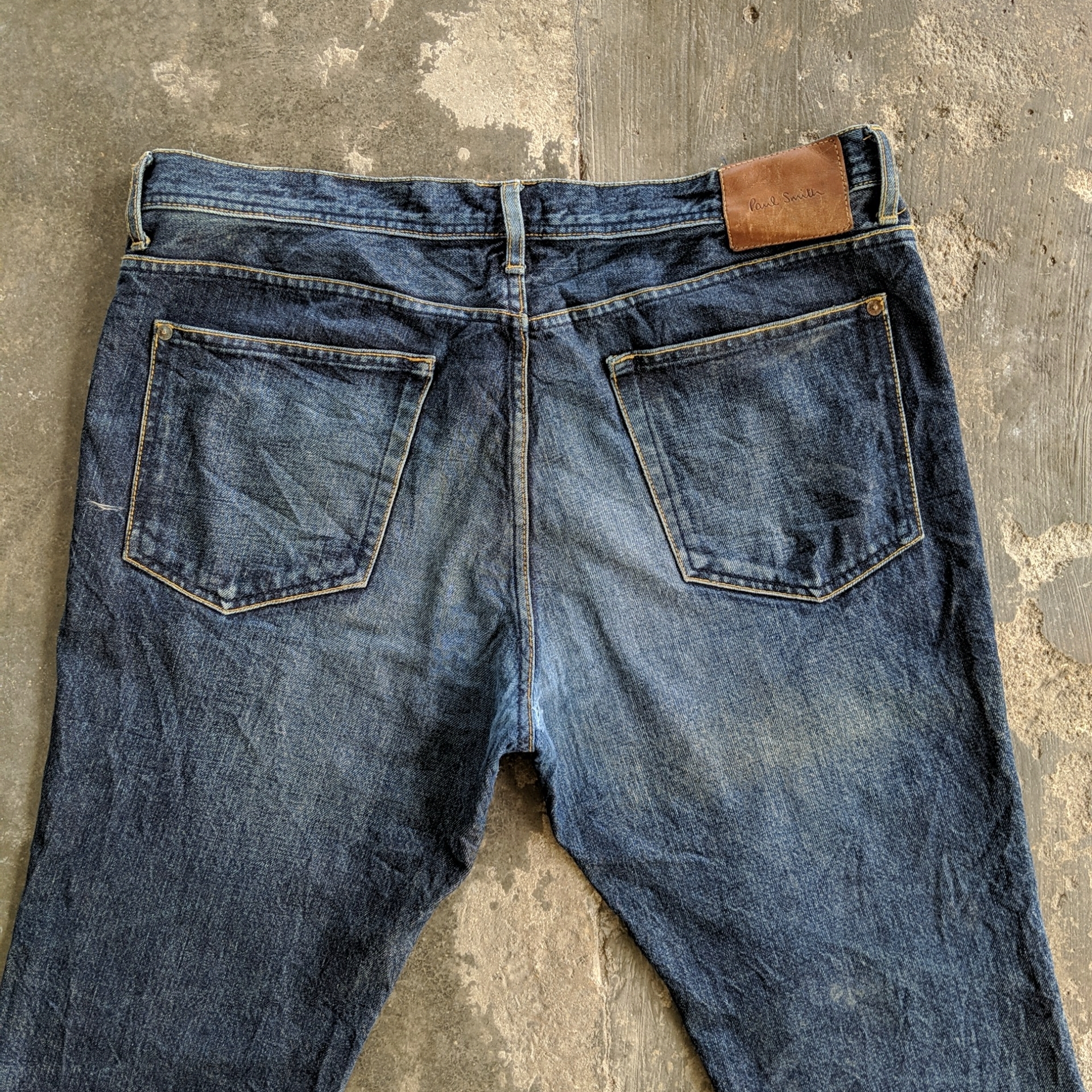 Vintage Paul Smith Faded Distressed Denim Jeans Pants - 12