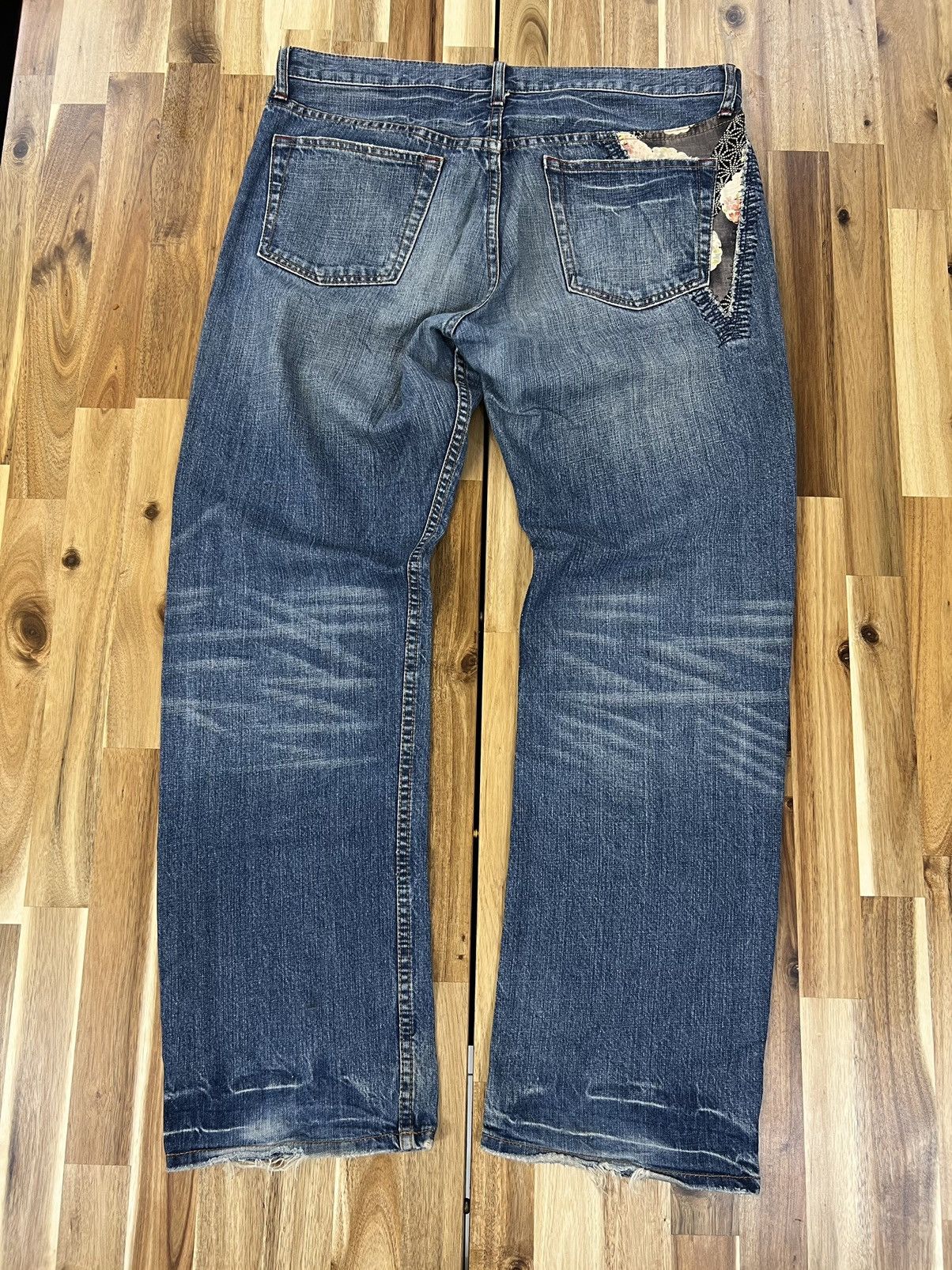 Takeo Kikuchi Rare Boro Jeans Denim - 2